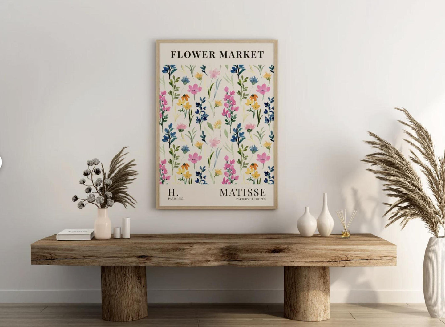 Henri Matisse 12x16 Colourful Flower Wall Art, Boho Watercolour Print, Floral Gallery Decor, Multiple Sizes, Gift for Her
