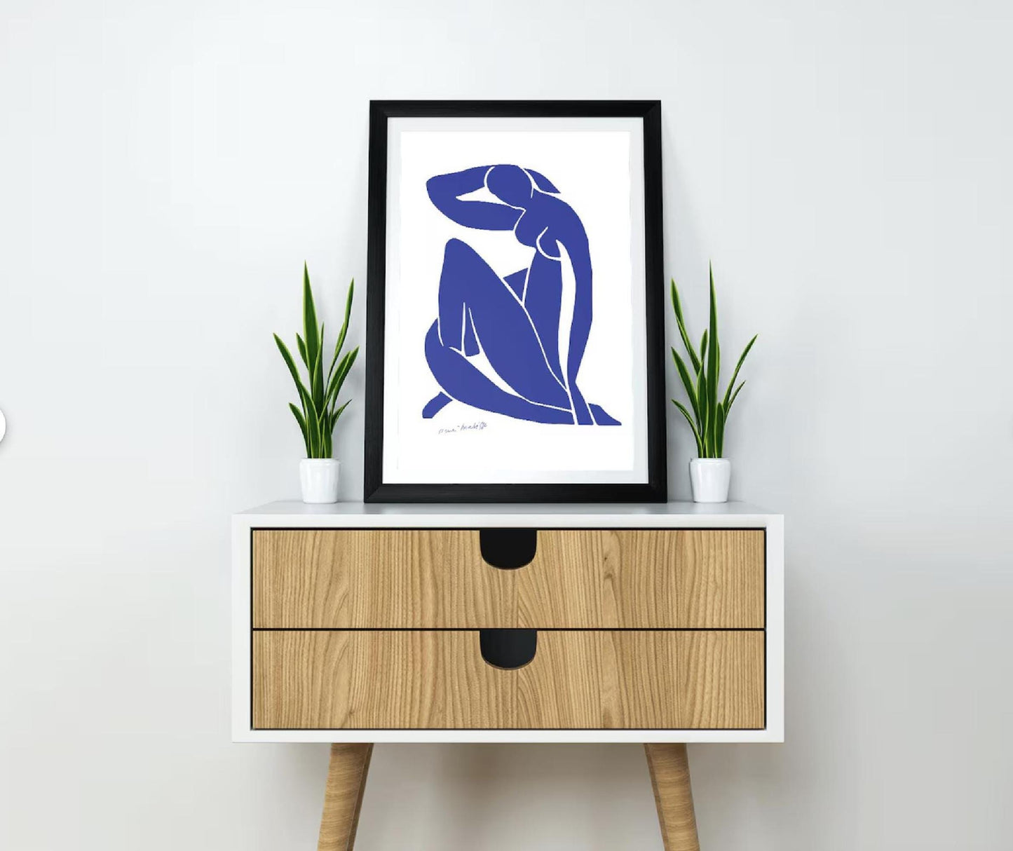 Matisse Blue Nude Art Print – Henri Matisse Nu Bleu Poster, Modern Wall Decor, Home Art Printable, Matisse Inspired Room Decoration