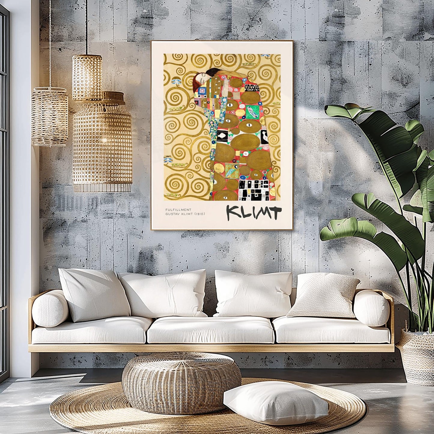 Gustav Klimt Print The tree of life Print Poster, Art Nouveau Golden Era Art, Premium Paper, Klimt Exhibition Wall Decor, Fine Art Print