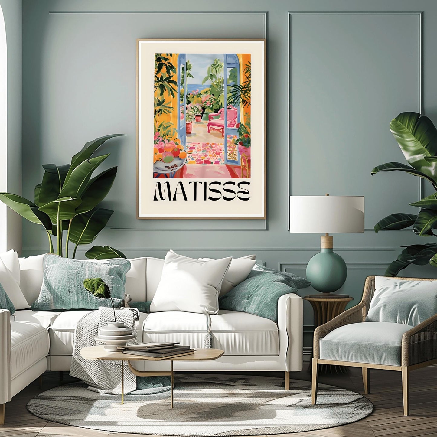 Henri Matisse Print - Aesthetic Matisse Poster for Modern Gallery Exhibition Art, Minimalist Neutral Wall Art, Matisse Cut outs Gift Idea