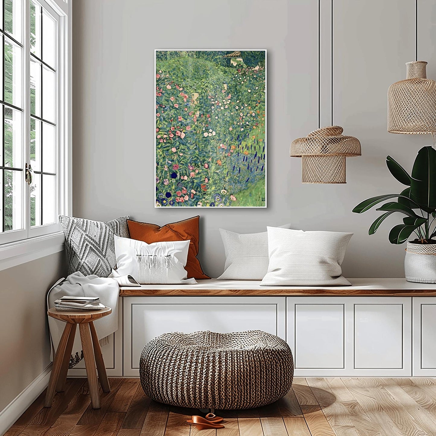 Gustav Klimt Print Italian Garden Landscape - Premium Giclée Wall Art, Classic Nature Painting Home Decor Poster