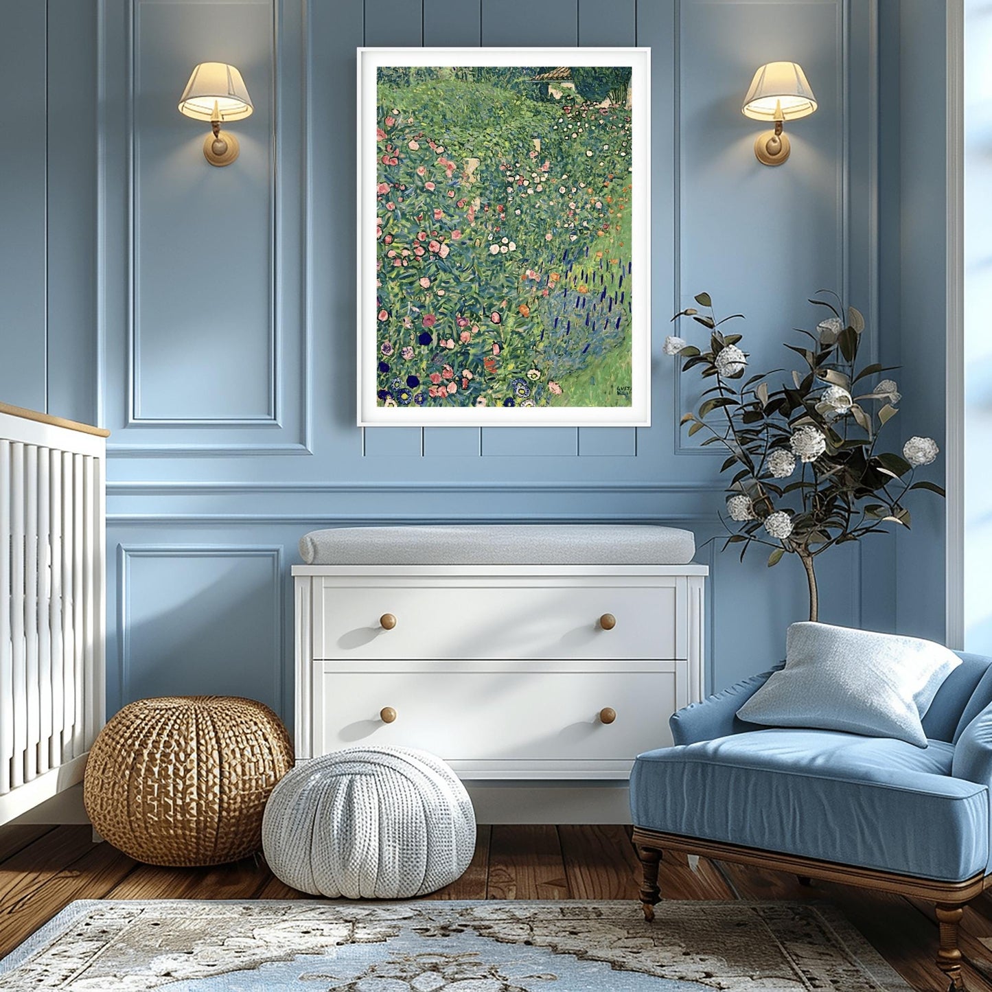 Gustav Klimt Print Italian Garden Landscape - Premium Giclée Wall Art, Classic Nature Painting Home Decor Poster