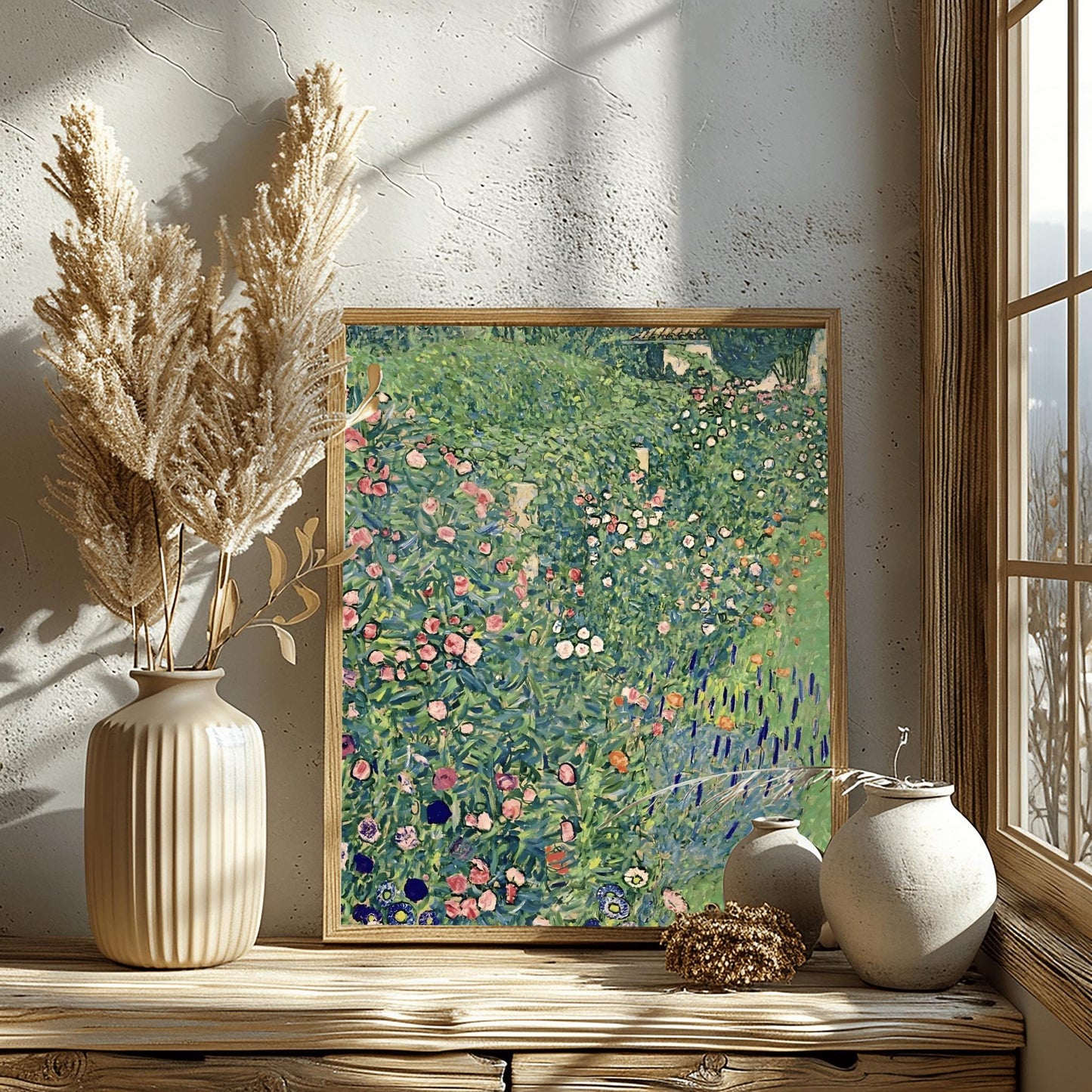 Gustav Klimt Print Italian Garden Landscape - Premium Giclée Wall Art, Classic Nature Painting Home Decor Poster