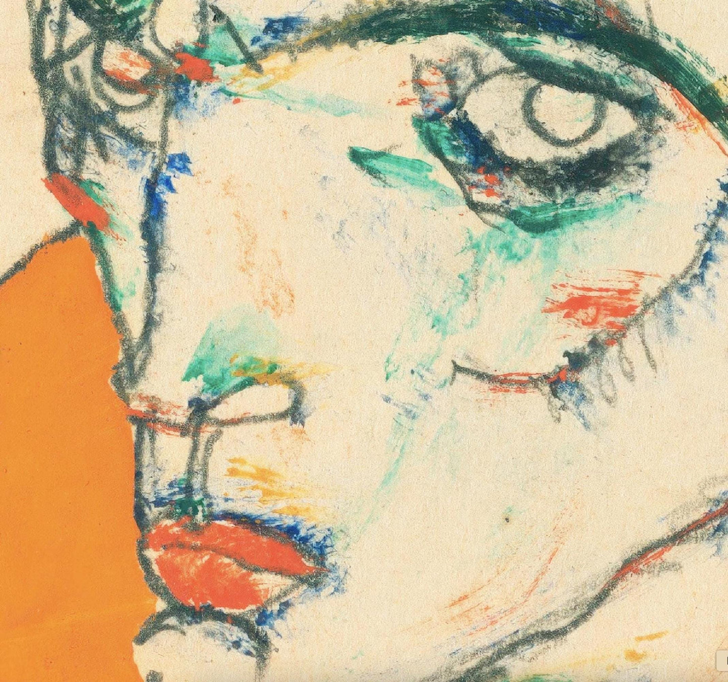 Egon Schiele Art Print Self-Portrait 1914 | Museum-Quality Giclée Wall Art | Unique Christmas & Birthday Gift Idea