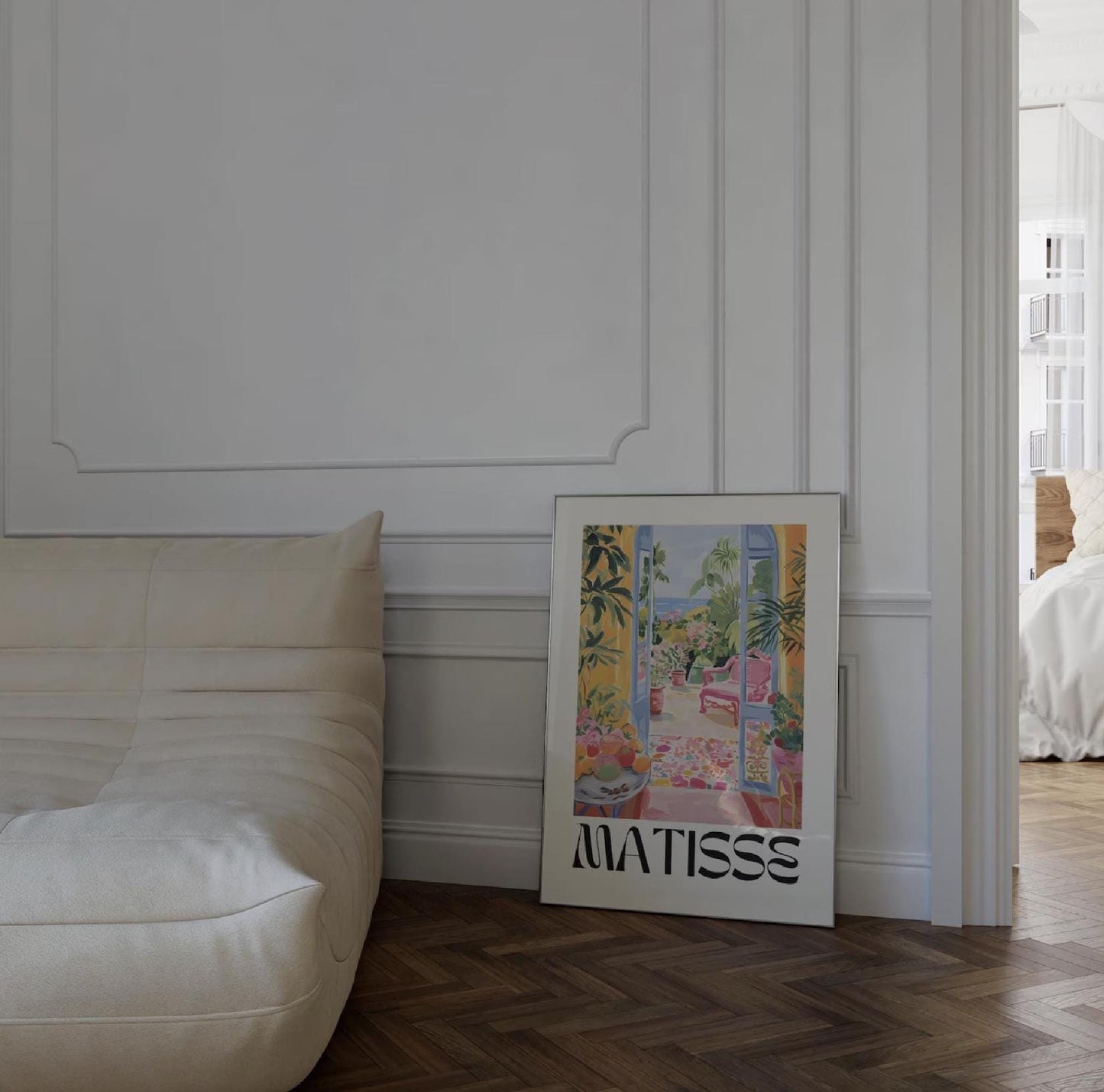 Henri Matisse Print - Minimalist Neutral Wall Art, Modern Gallery Poster, Aesthetic Cut Outs, Elegant Matisse Gift Idea for Home Decor