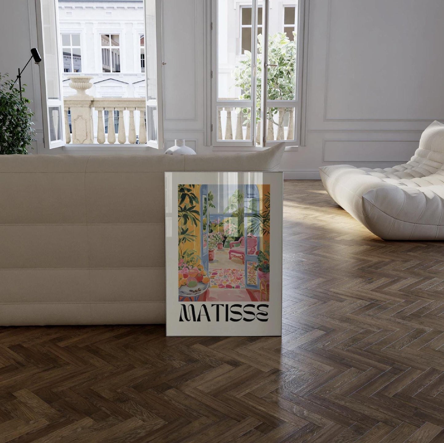 Henri Matisse Print - Minimalist Neutral Wall Art, Modern Gallery Poster, Aesthetic Cut Outs, Elegant Matisse Gift Idea for Home Decor