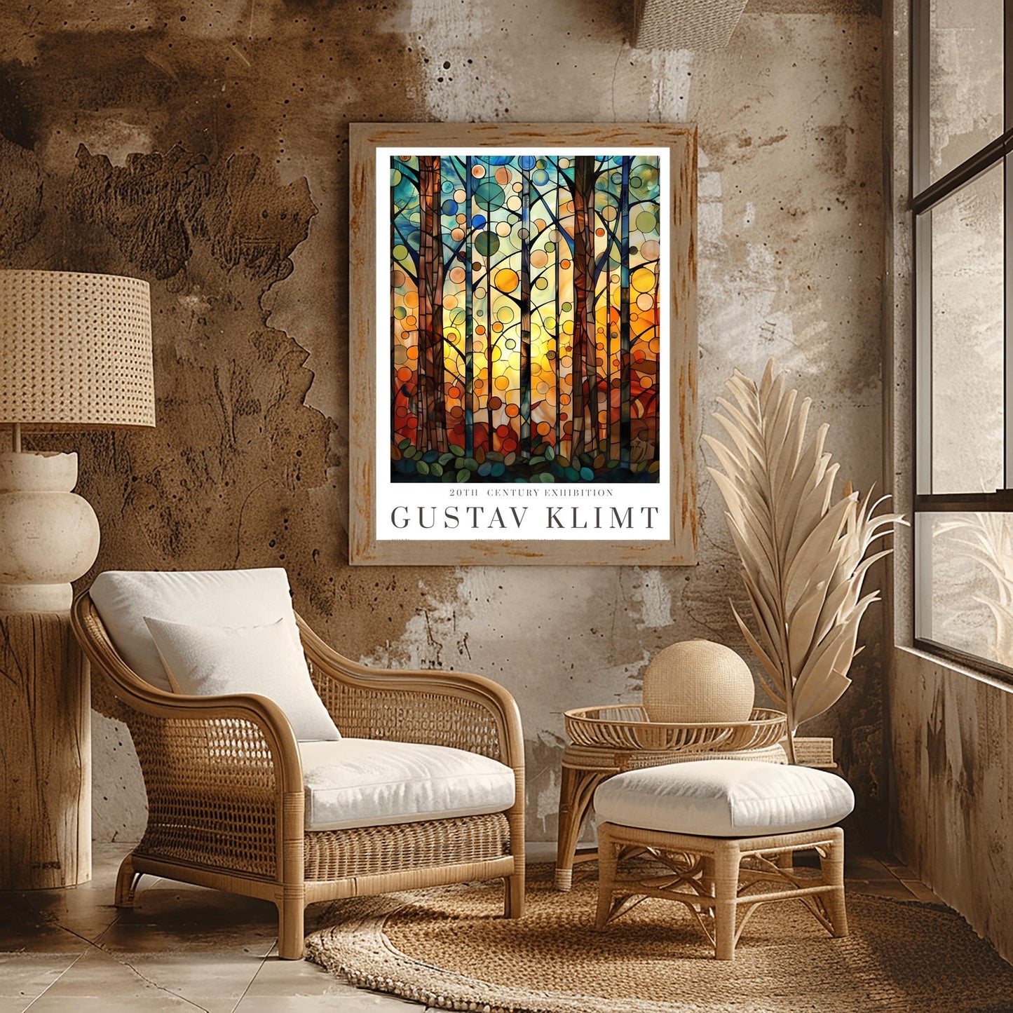 Gustav Klimt Print - Flower Garden & Market Poster, Klimt Museum Art, Exhibition Wall Decor, Stunning Klimt Painting Reproduction