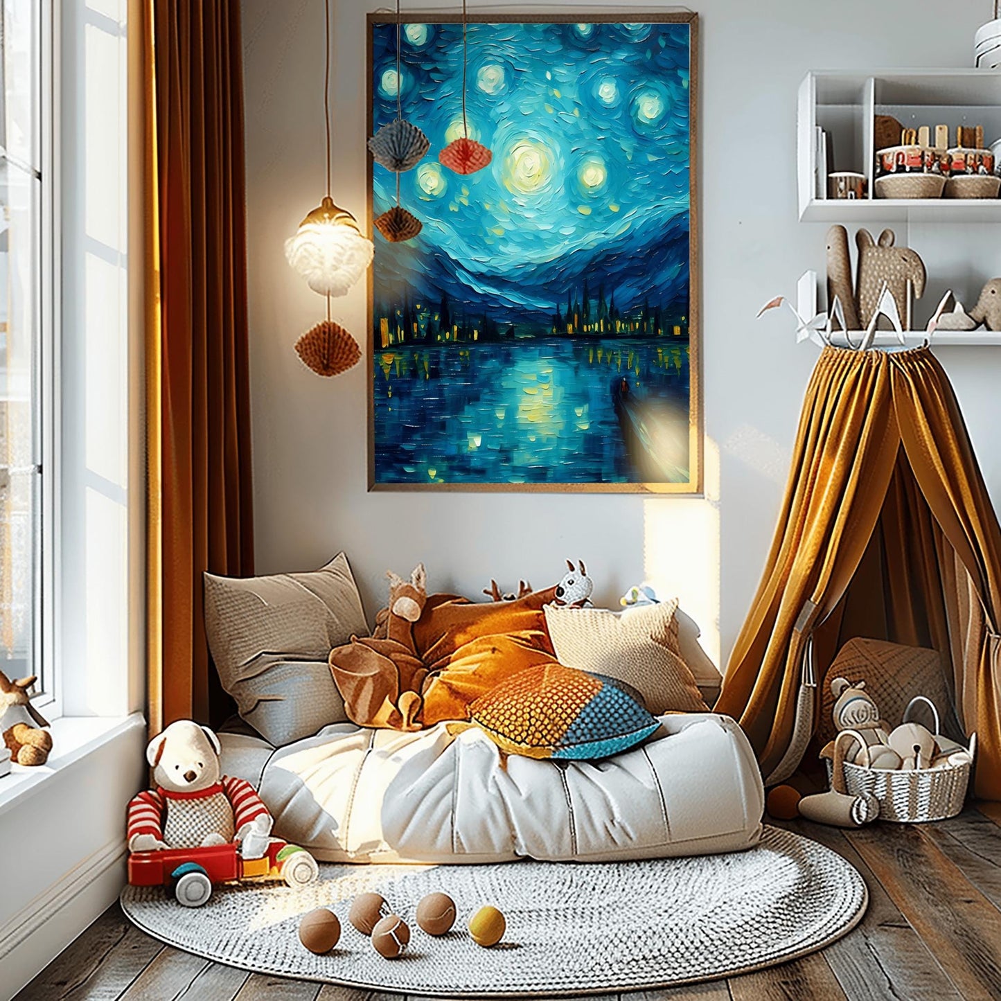 Vincent Van Gogh Poster - Modern Exhibition Wall Art, Van Gogh Print as Classic Art Painting, Impressionist Print as Trendy Home Decor