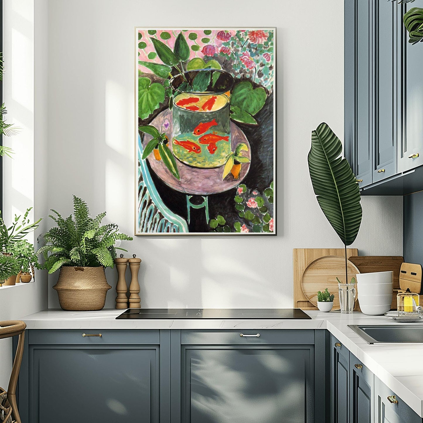 Henri Matisse Print, Goldfish Wall Art, Premium Giclée, Modern Art Painting, Framed or Unframed Home Decor, Aesthetic Art Lover Gift