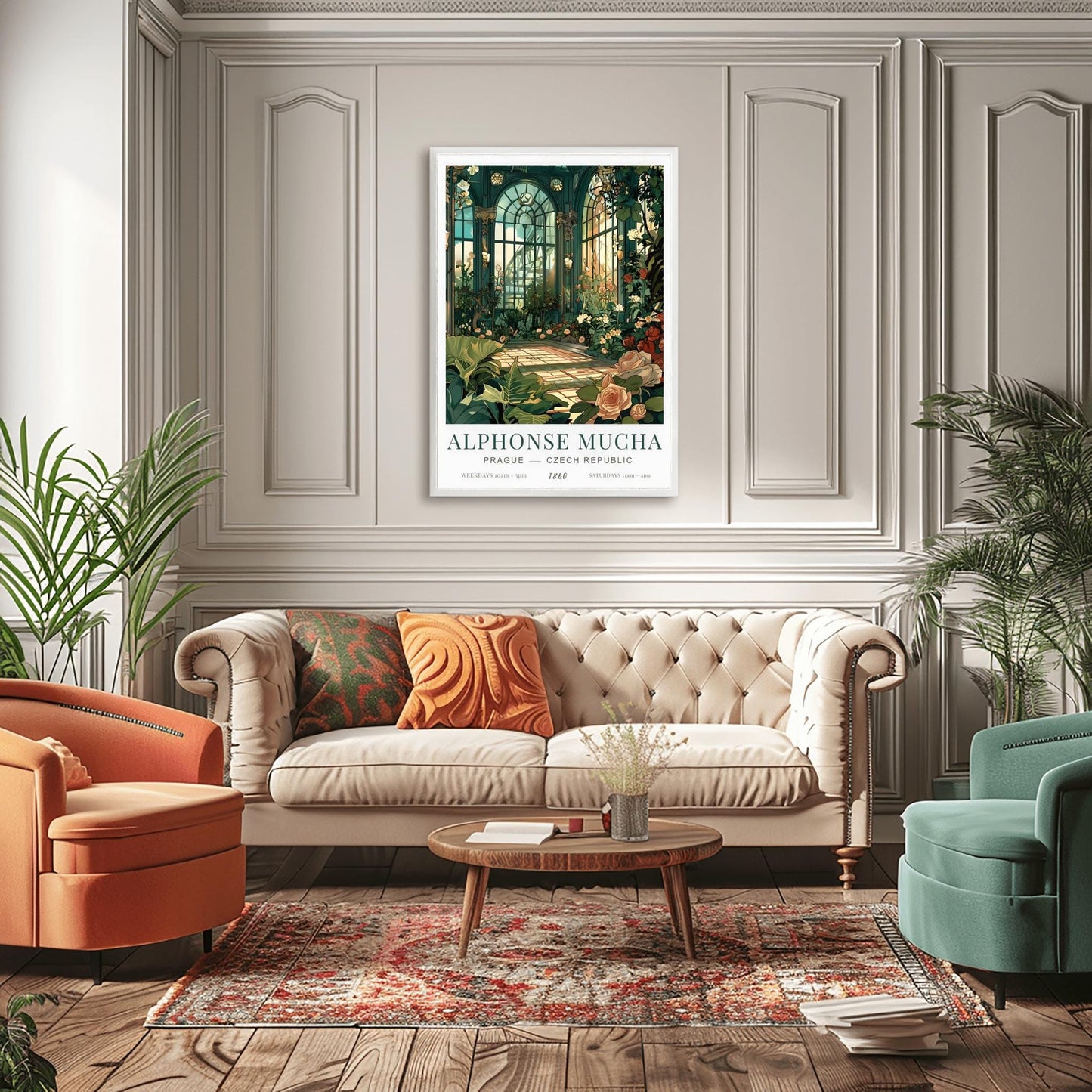 Alphonse Mucha | Alphonse Mucha Poster | Alphonse Mucha Print | Giclée Matte Art Poster Print | Art Nouveau Print | Art Noveau Poster