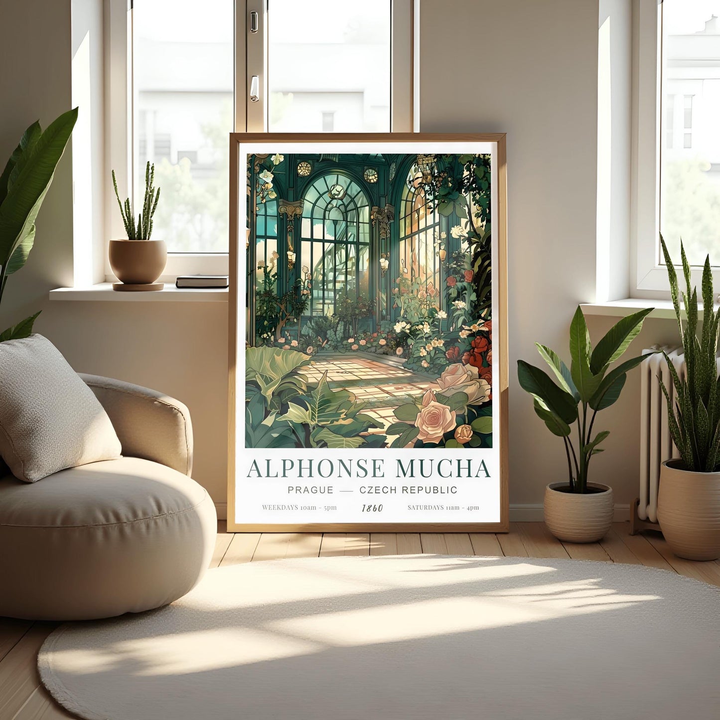 Alphonse Mucha | Alphonse Mucha Poster | Alphonse Mucha Print | Giclée Matte Art Poster Print | Art Nouveau Print | Art Noveau Poster