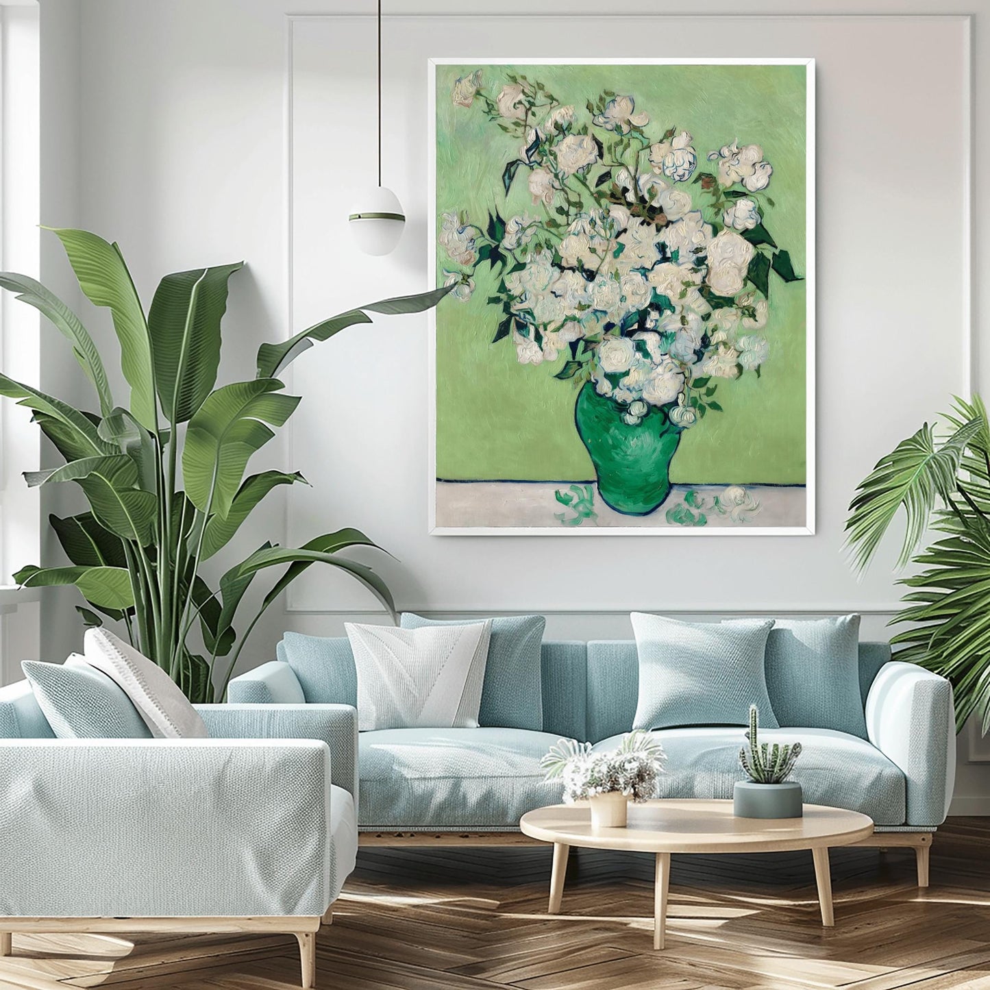 Vincent Van Gogh Print, Roses Wall Art, Premium Giclée, Impressionist Floral Decor, Unframed Classic Art Lover Gift, Aesthetic Bloom Art