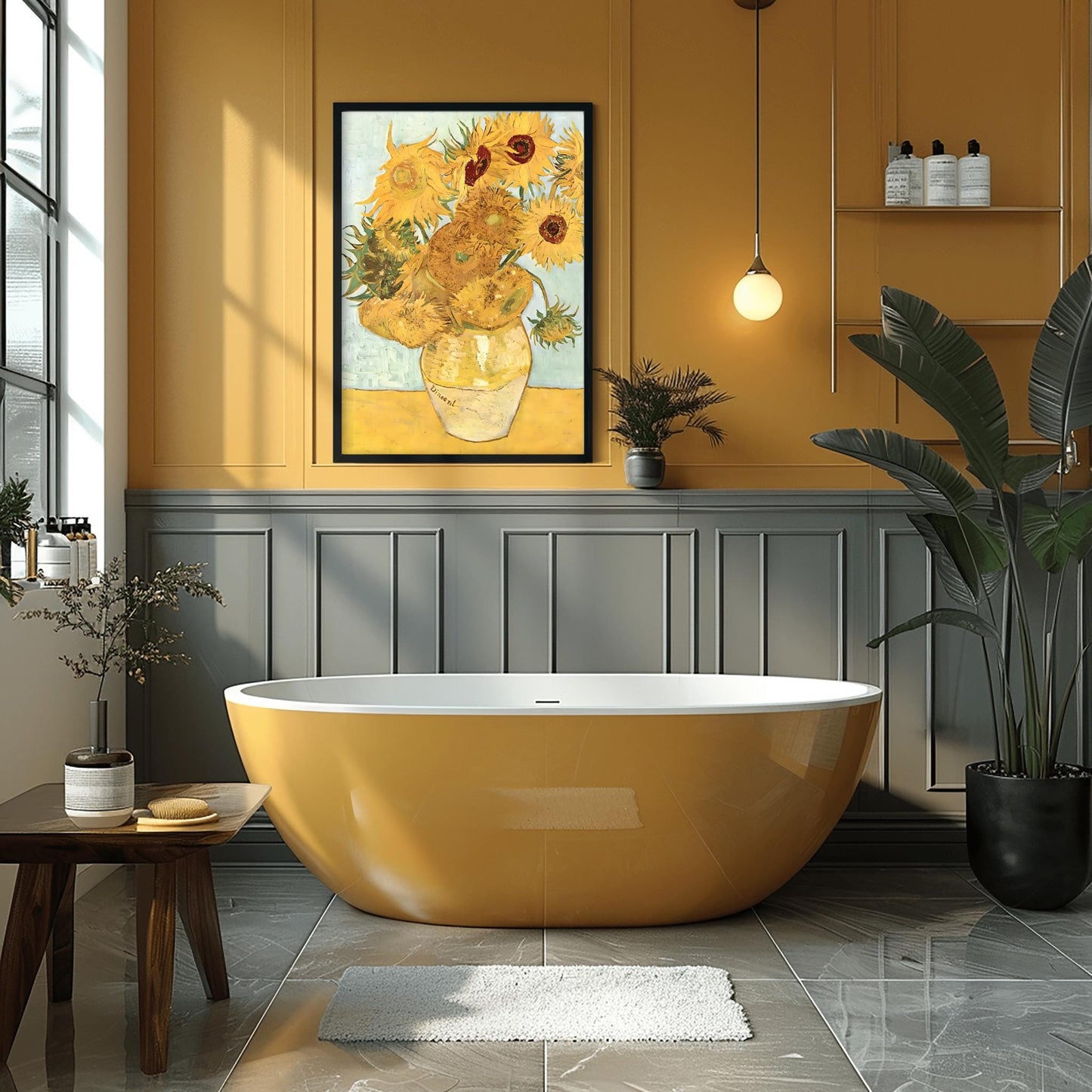 Vincent Van Gogh Sunflowers Print, Impressionist Floral Wall Art, Stunning Print, Famous Painting Decor, Aesthetic Flower Art, Yellow Home