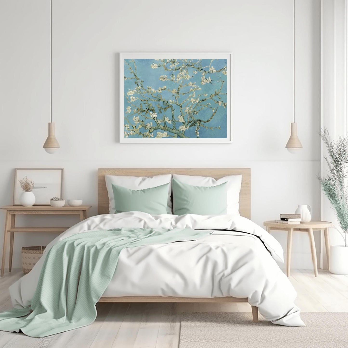 Van Gogh Almond Blossom, Impressionist Flower Painting, Japanese Spring Floral Print, Poster Wall Art, Superb Print, Aesthetic Decor