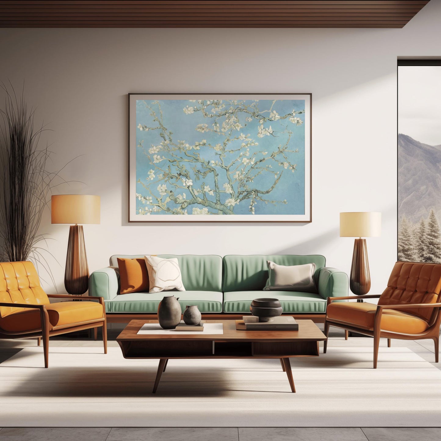 Van Gogh Almond Blossom, Impressionist Flower Painting, Japanese Spring Floral Print, Poster Wall Art, Superb Print, Aesthetic Decor