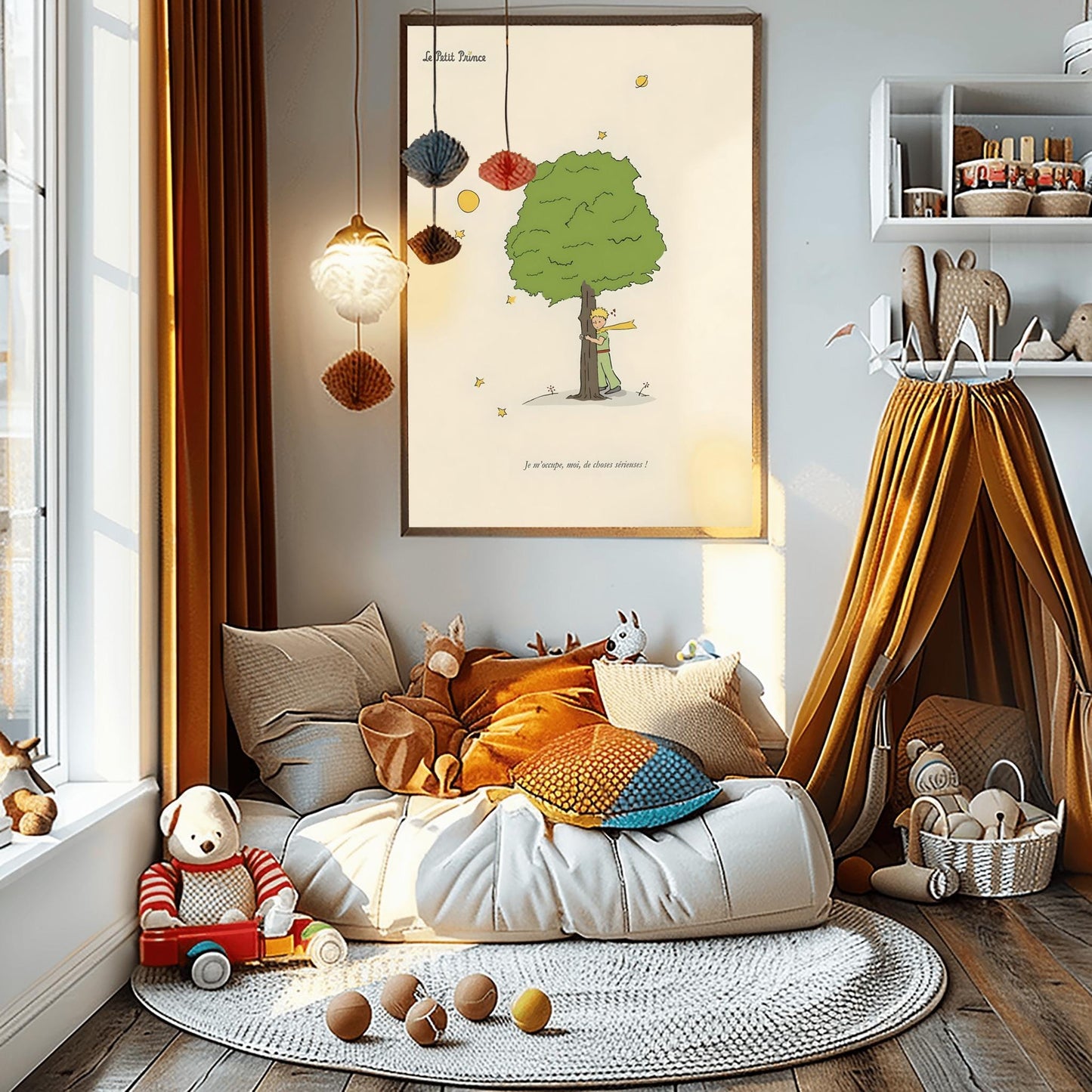 A classic story by Antoine de Saint-Exupéry Wall Art, The Little Prince Quote, Nursery Quote Wall Art
