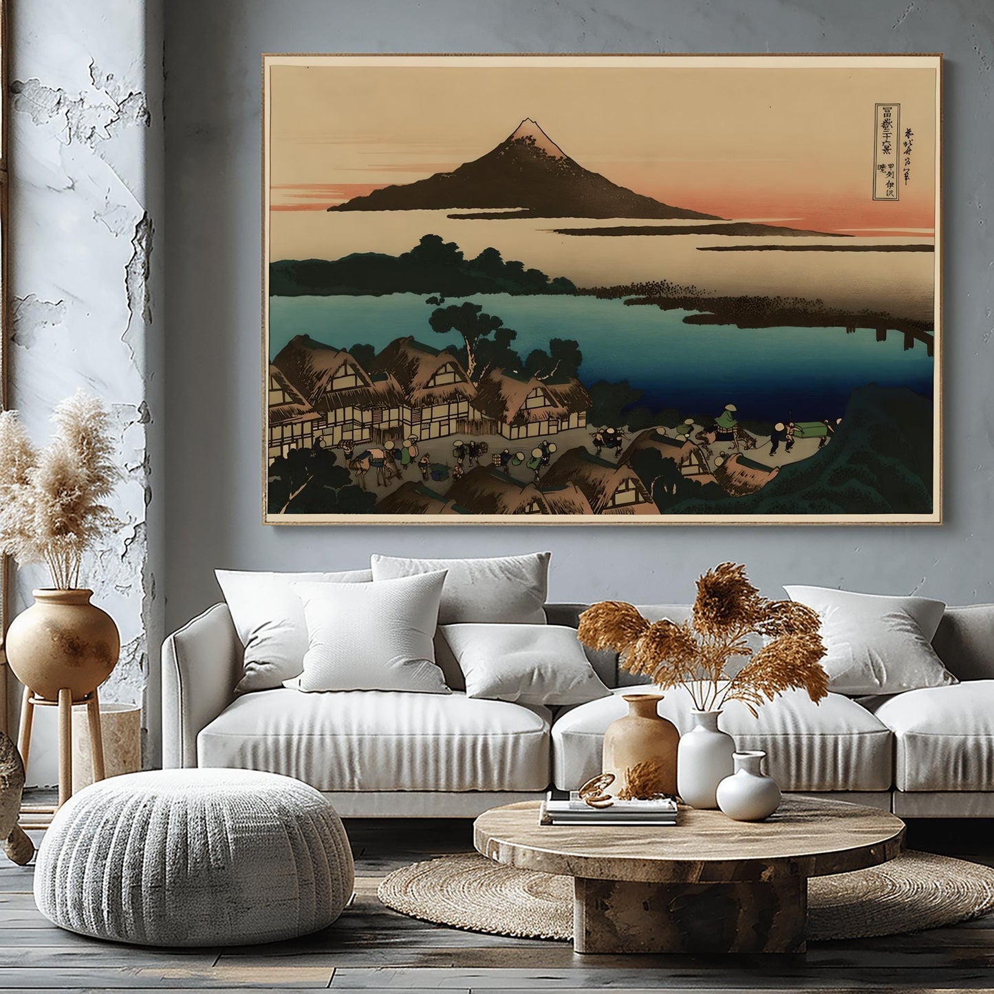 Katsushika Hokusai 'Red Fuji' Print | Fine Wind Clear Morning Woodblock Art | Iconic Mount Fuji Ukiyo-e | Japanese Landscape Decor