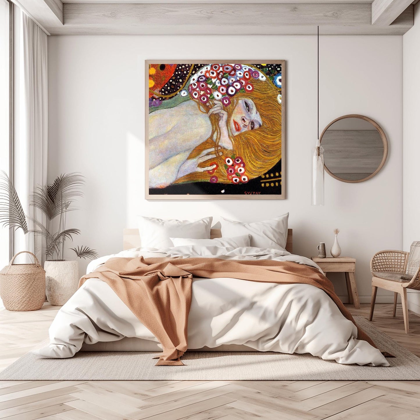 Gustav Klimt Danaë Art Print | Golden Nude Symbolism Poster | Austrian Secession Wall Decor | Fine Art Reproduction | Mythology Gift Love