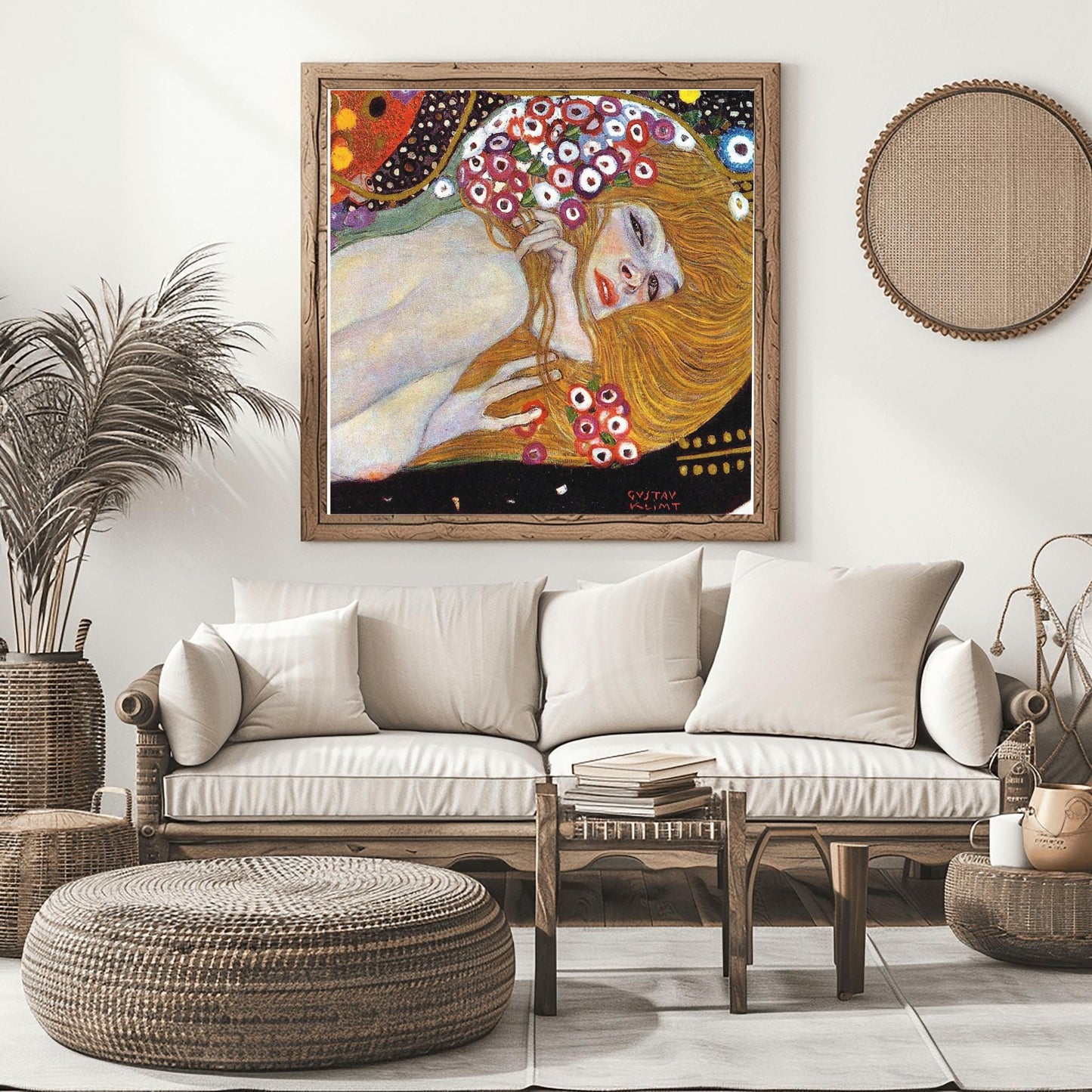 Gustav Klimt Danaë Art Print | Golden Nude Symbolism Poster | Austrian Secession Wall Decor | Fine Art Reproduction | Mythology Gift Love