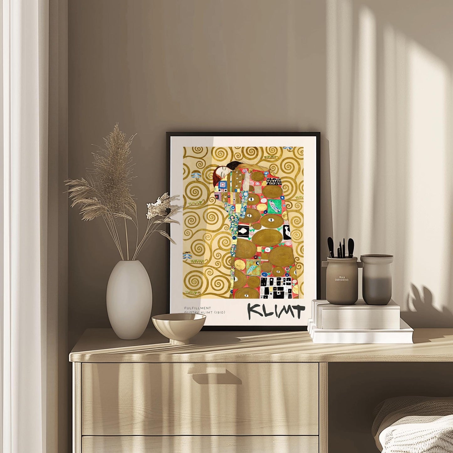 Gustav Klimt Print The tree of life Print Poster, Art Nouveau Golden Era Art, Premium Paper, Klimt Exhibition Wall Decor, Fine Art Print