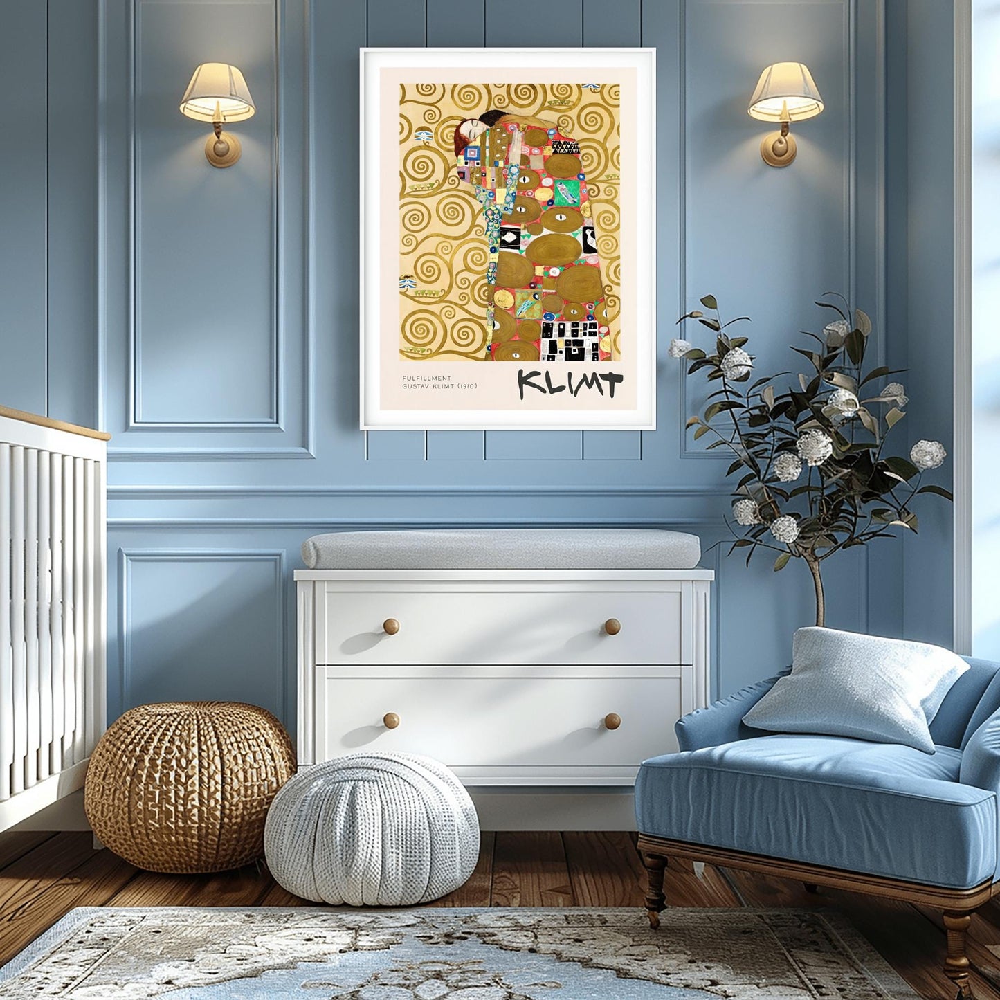 Gustav Klimt Print The tree of life Print Poster, Art Nouveau Golden Era Art, Premium Paper, Klimt Exhibition Wall Decor, Fine Art Print