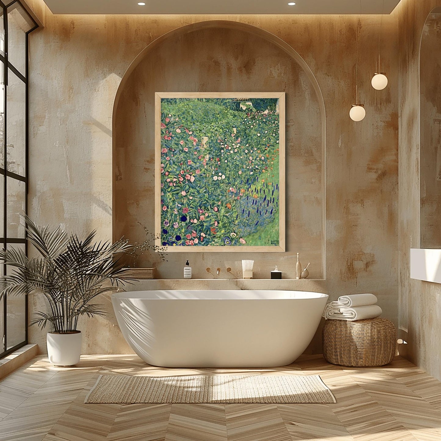 Gustav Klimt Print Italian Garden Landscape - Premium Giclée Wall Art, Classic Nature Painting Home Decor Poster