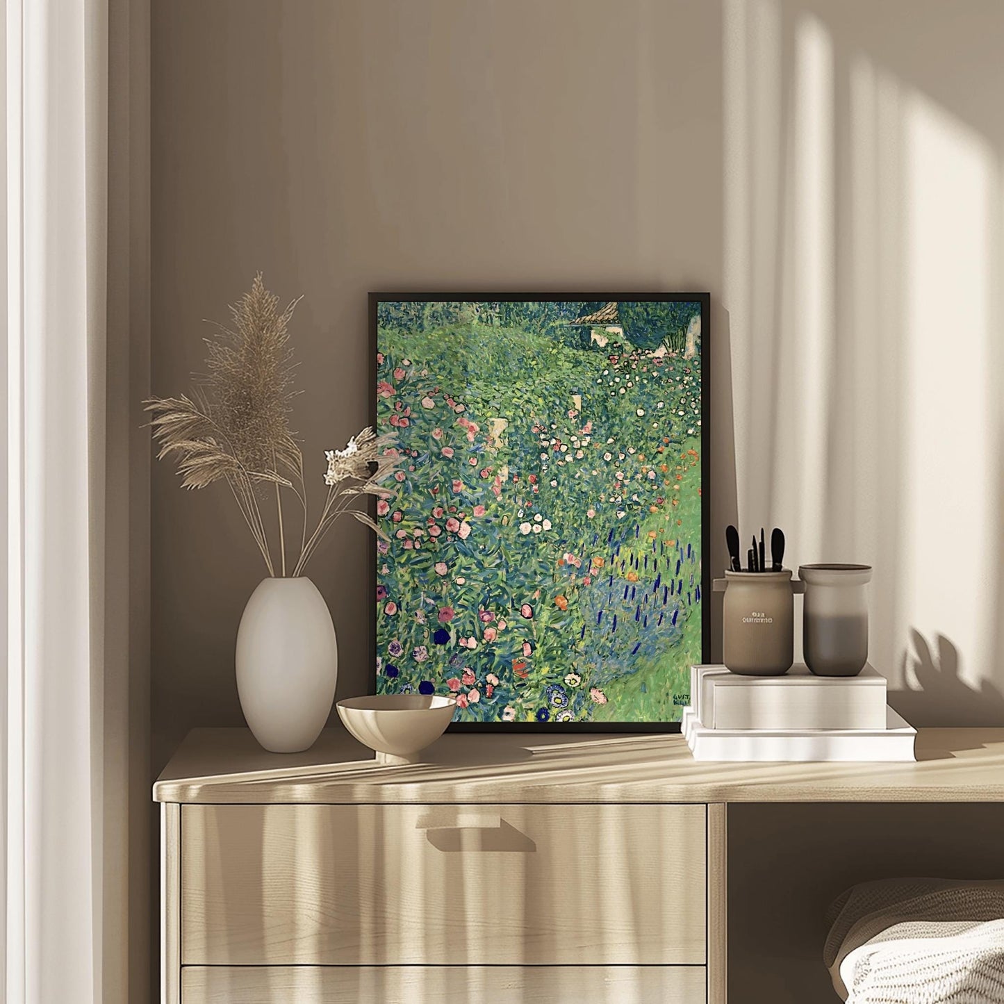 Gustav Klimt Print Italian Garden Landscape - Premium Giclée Wall Art, Classic Nature Painting Home Decor Poster