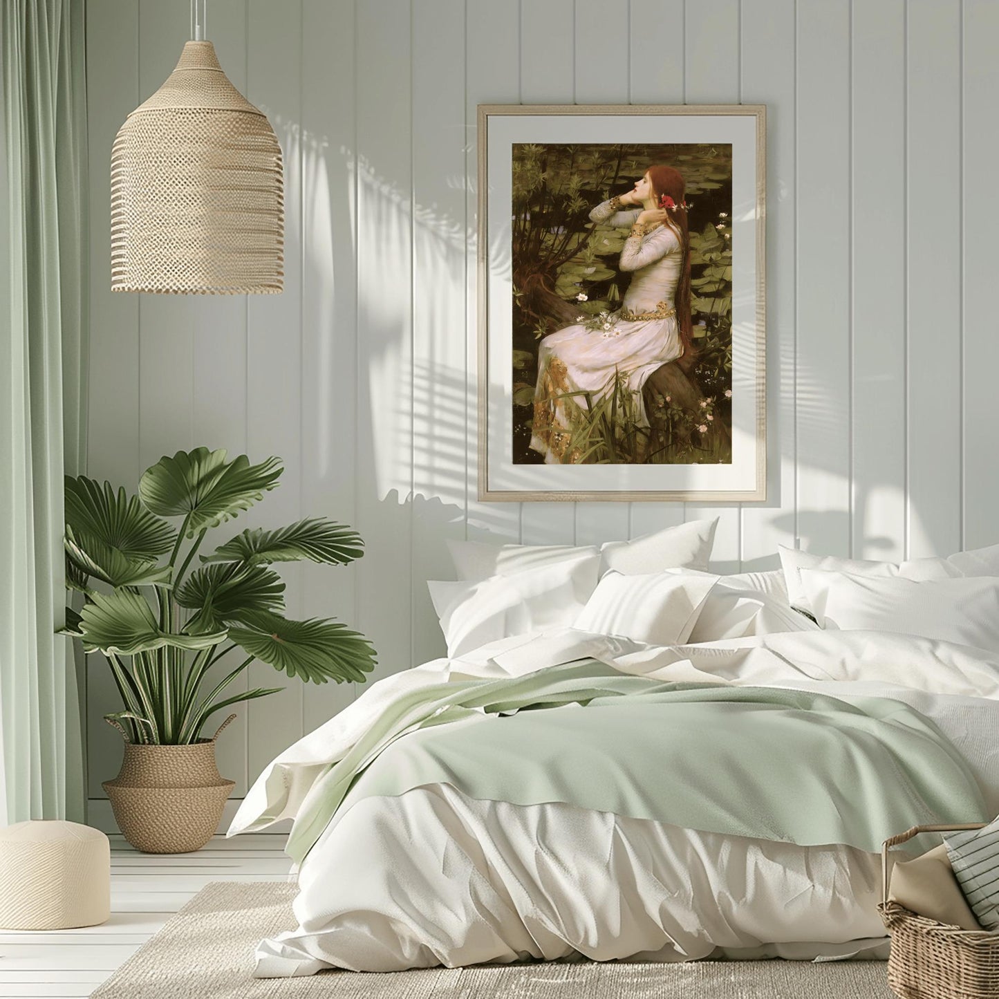 Ophelia Print, John William Waterhouse Art, Pre-Raphaelite Painting, Classic Home Decor, Unframed Aesthetic Fine Art, Mythical Wall Art Gift