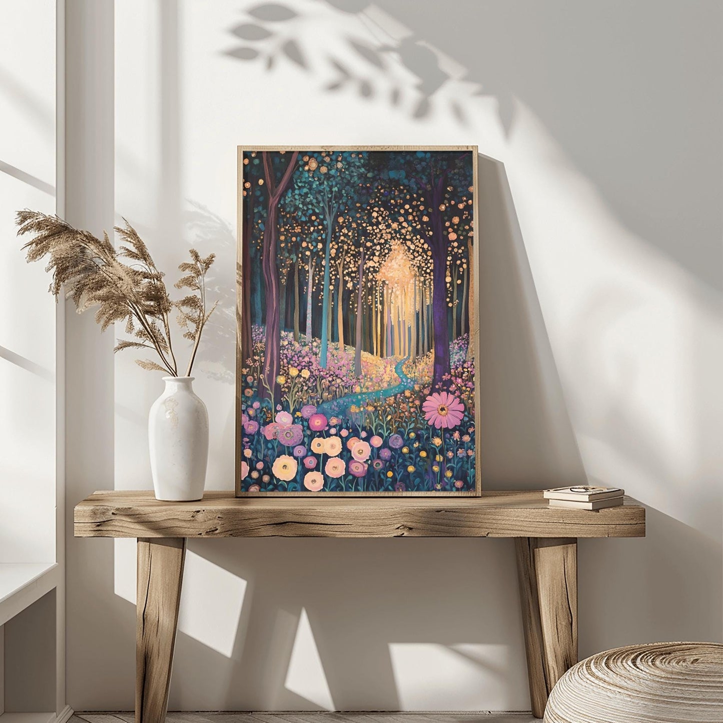 Gustav Klimt Print - Flower Garden Poster, Klimt Museum & Exhibition Artwork, Floral Painting Wall Art, Elegant Home Decor Gift