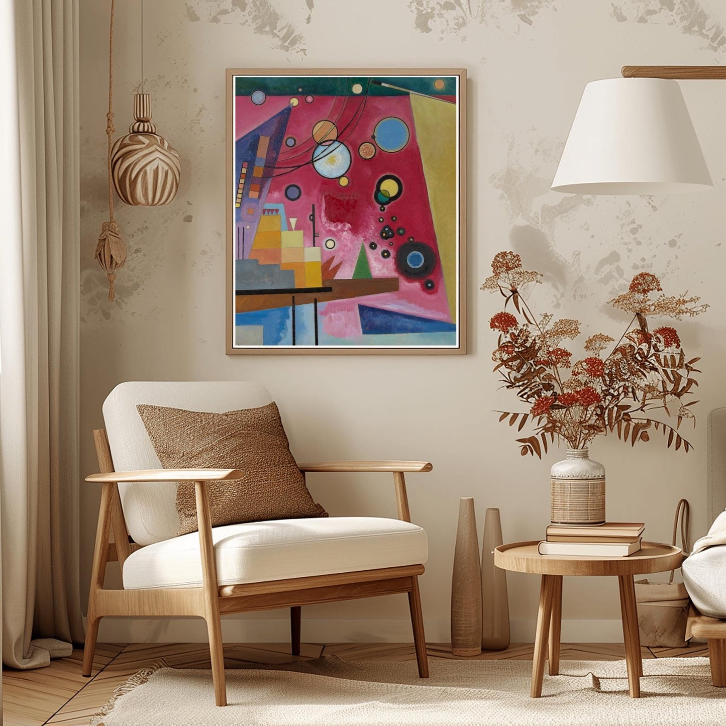Wassily Kandinsky Abstract Geometric Shapes Art Modernist Print - Bauhaus Style Abstract Expression