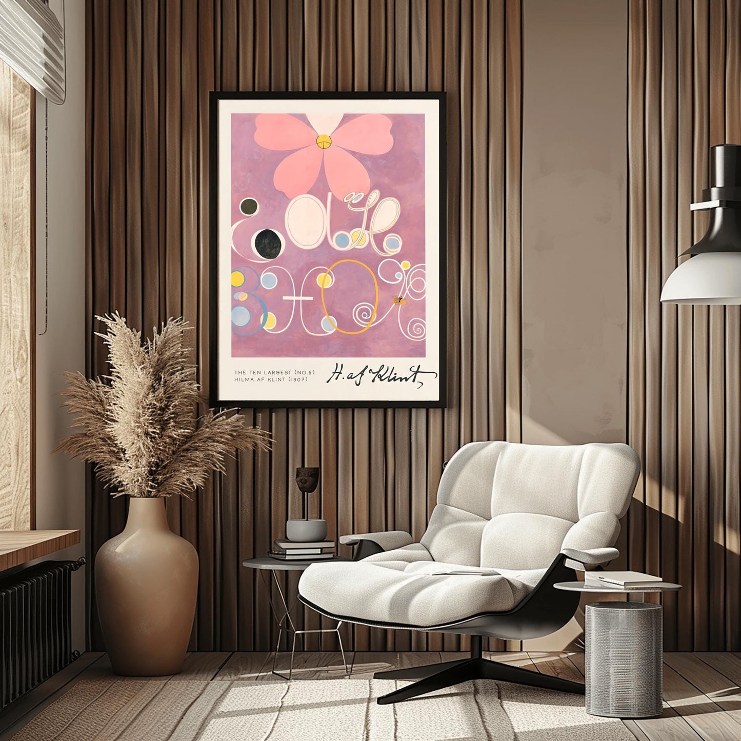 Hilma af Klint The Ten Largest No. 5, Abstract Flower Art Print, Spiritual Botanical Poster, Hilma af Klint Wall Art Modernist Gallery Decor
