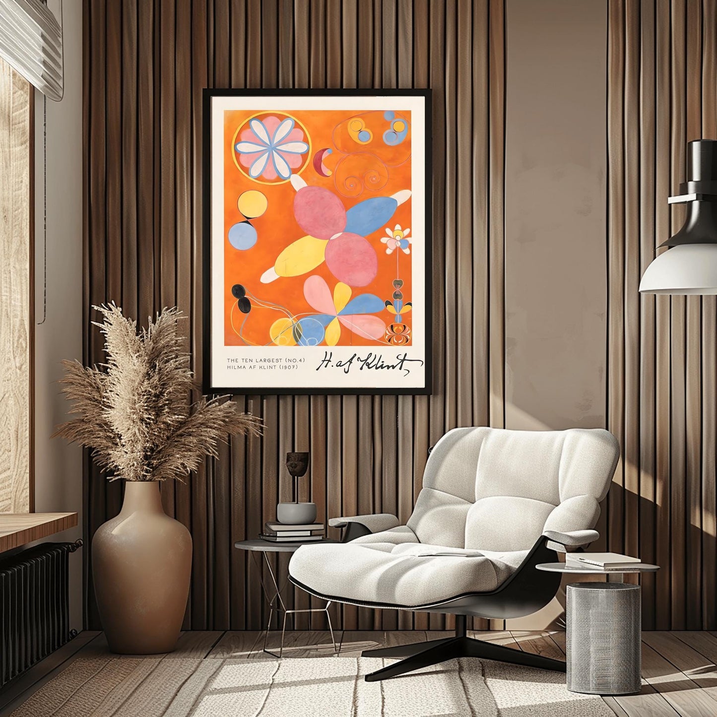 Hilma af Klint The Ten Largest No. 4, Abstract Flower Art Print, Spiritual Botanical Poster, Hilma af Klint Wall Art Modernist Gallery Decor