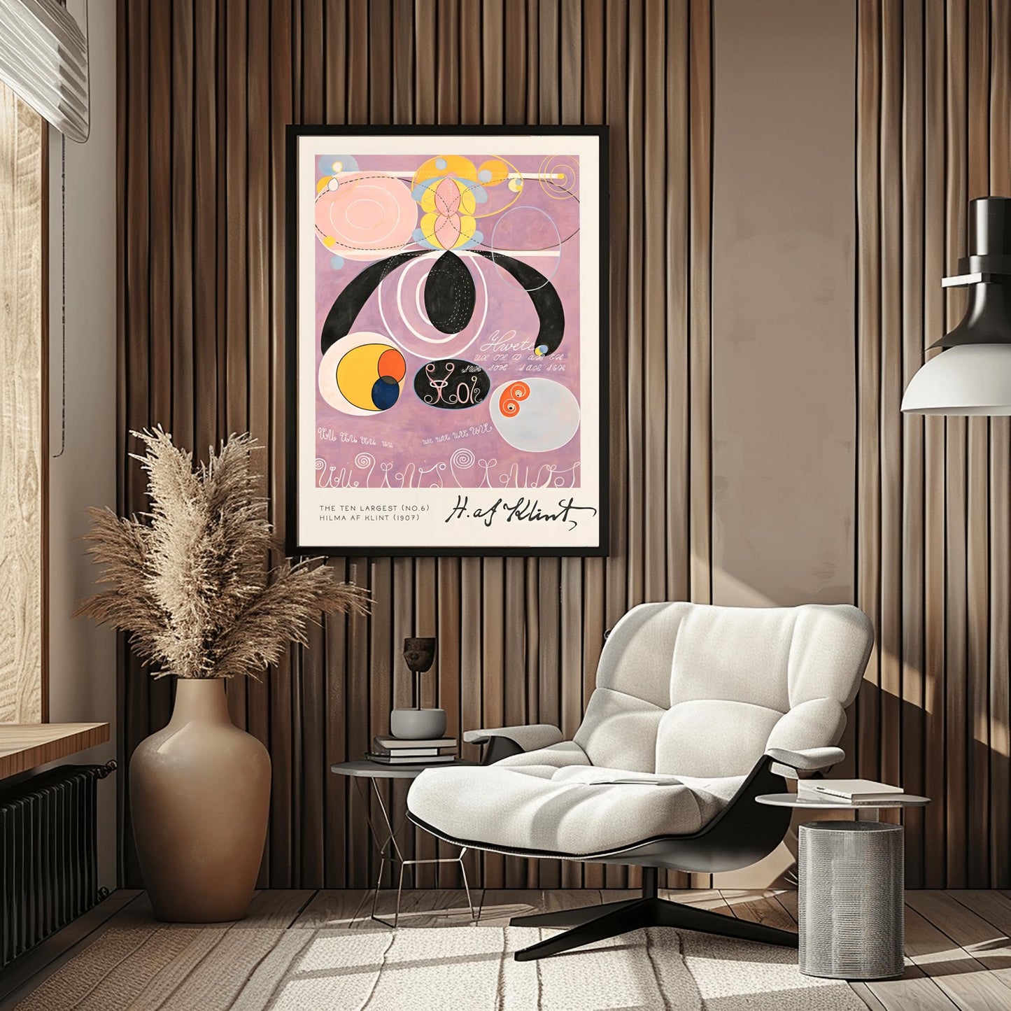Hilma af Klint The Ten Largest No. 6, Abstract Flower Art Print, Spiritual Botanical Poster, Hilma af Klint Wall Art Modernist Gallery Decor