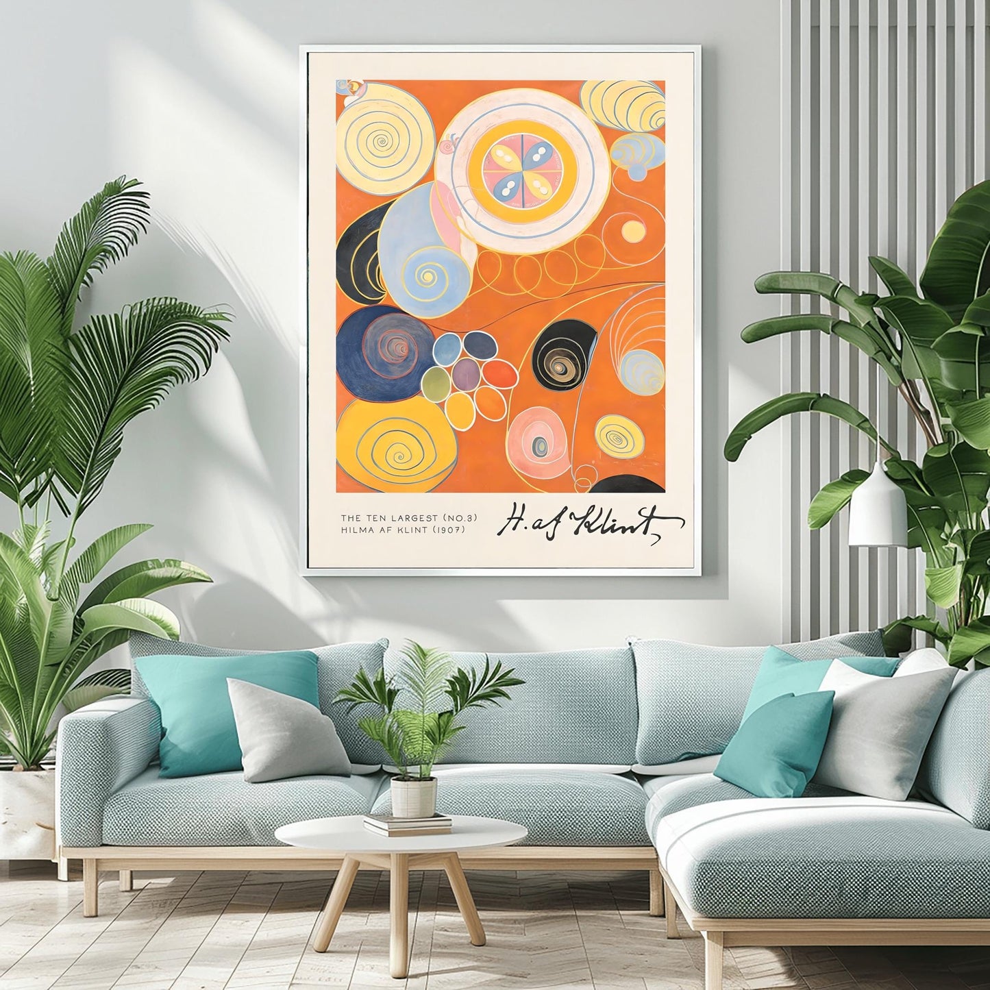 Hilma af Klint The Ten Largest No. 3, Abstract Flower Art Print, Spiritual Botanical Poster, Hilma af Klint Wall Art Modernist Gallery Decor