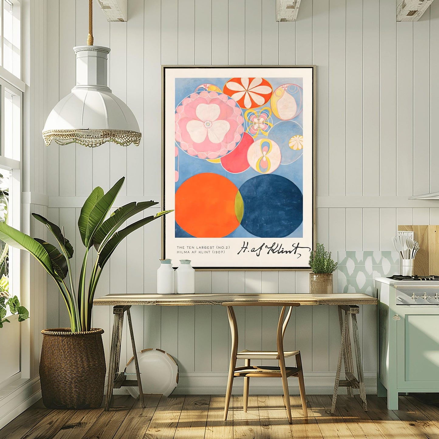 Hilma af Klint The Ten Largest No. 2, Abstract Flower Art Print, Spiritual Botanical Poster, Hilma af Klint Wall Art Modernist Gallery Decor