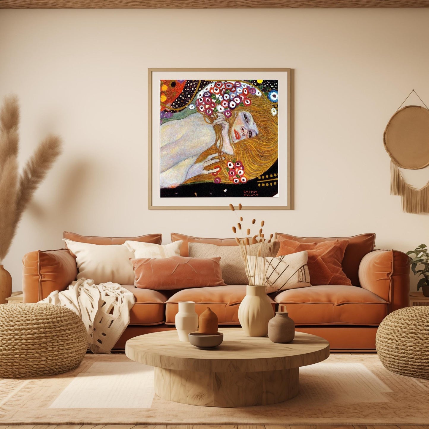 Gustav Klimt Danaë Art Print | Golden Nude Symbolism Poster | Austrian Secession Wall Decor | Fine Art Reproduction | Mythology Gift Love