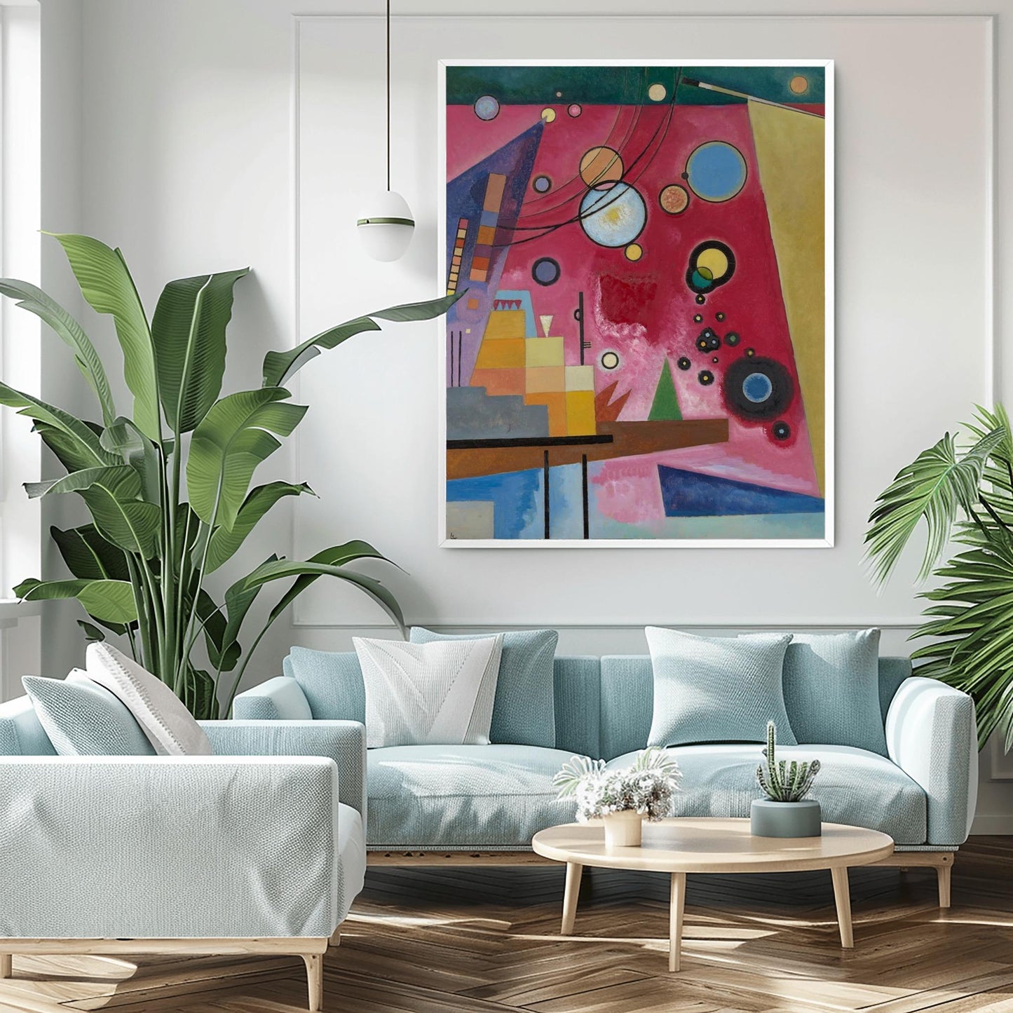 Wassily Kandinsky Abstract Geometric Shapes Art Modernist Print - Bauhaus Style Abstract Expression