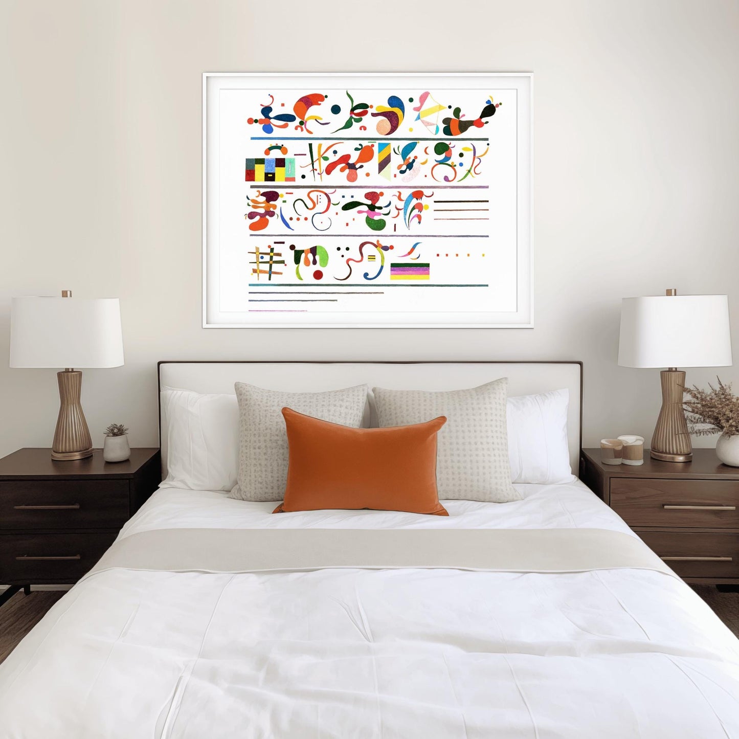 Wassily Kandinsky 'Succession' Print, Abstract Expressionist Poster, Modern Art Gallery Wall Decor