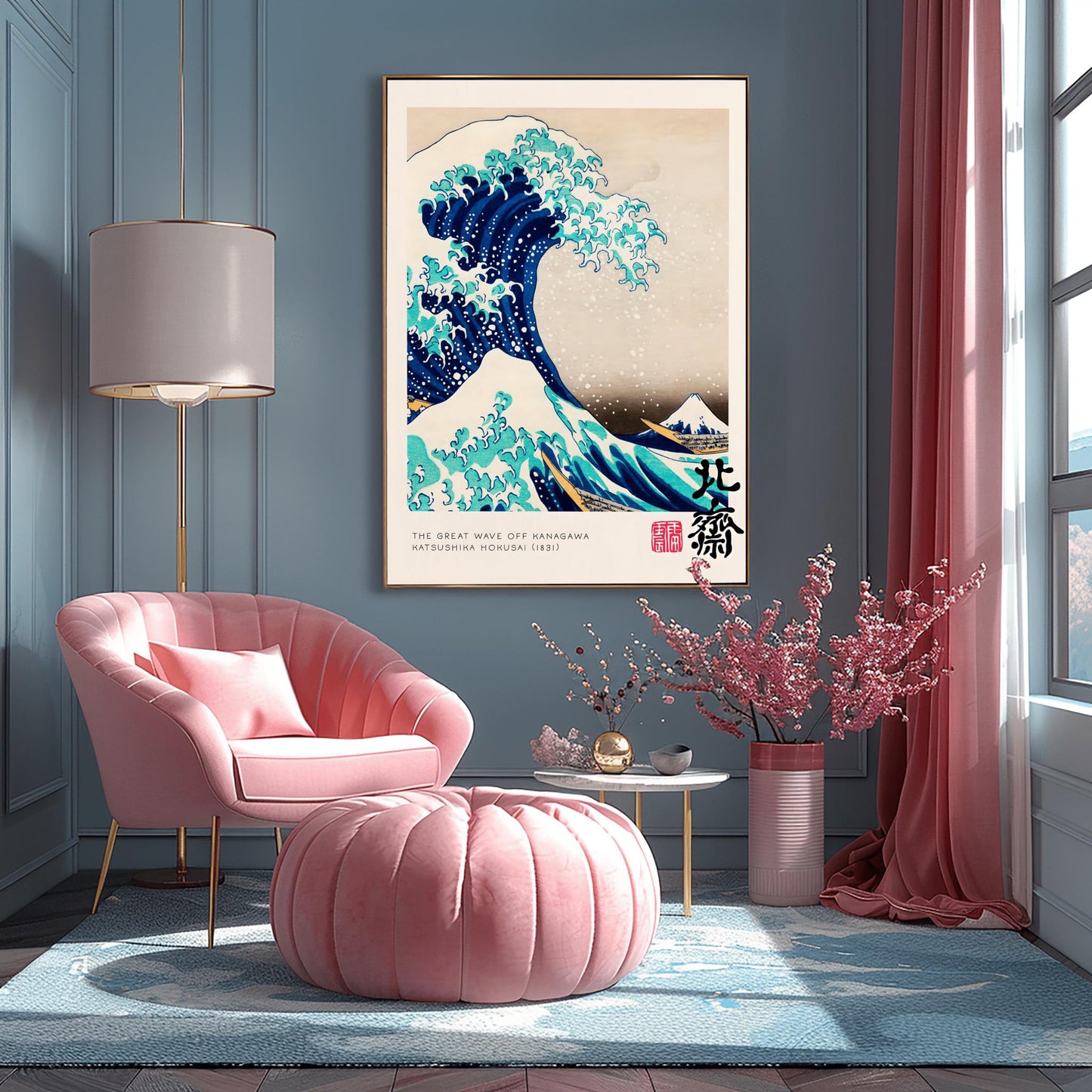 The Great Wave off Kanagawa Print, Hokusai Japanese Art, Mount Fuji Poster, Classic Ukiyo-e Woodblock Print, Japanese Decor Art History Gift
