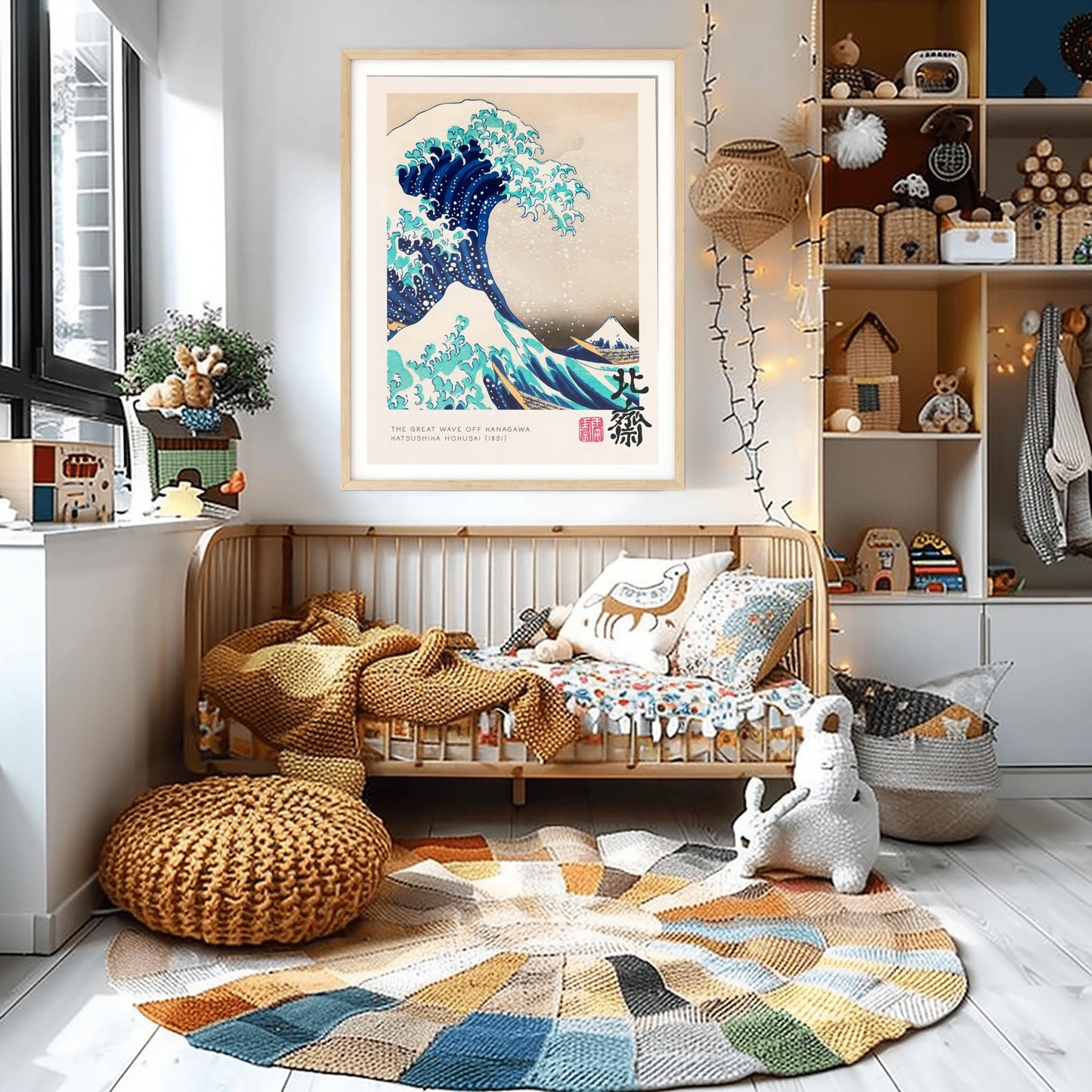 The Great Wave off Kanagawa Print, Hokusai Japanese Art, Mount Fuji Poster, Classic Ukiyo-e Woodblock Print, Japanese Decor Art History Gift