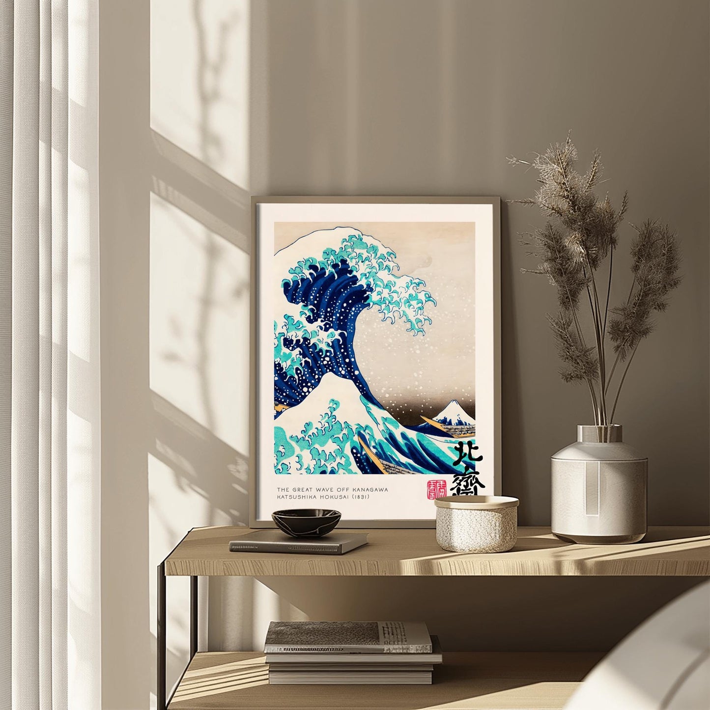 The Great Wave off Kanagawa Print, Hokusai Japanese Art, Mount Fuji Poster, Classic Ukiyo-e Woodblock Print, Japanese Decor Art History Gift