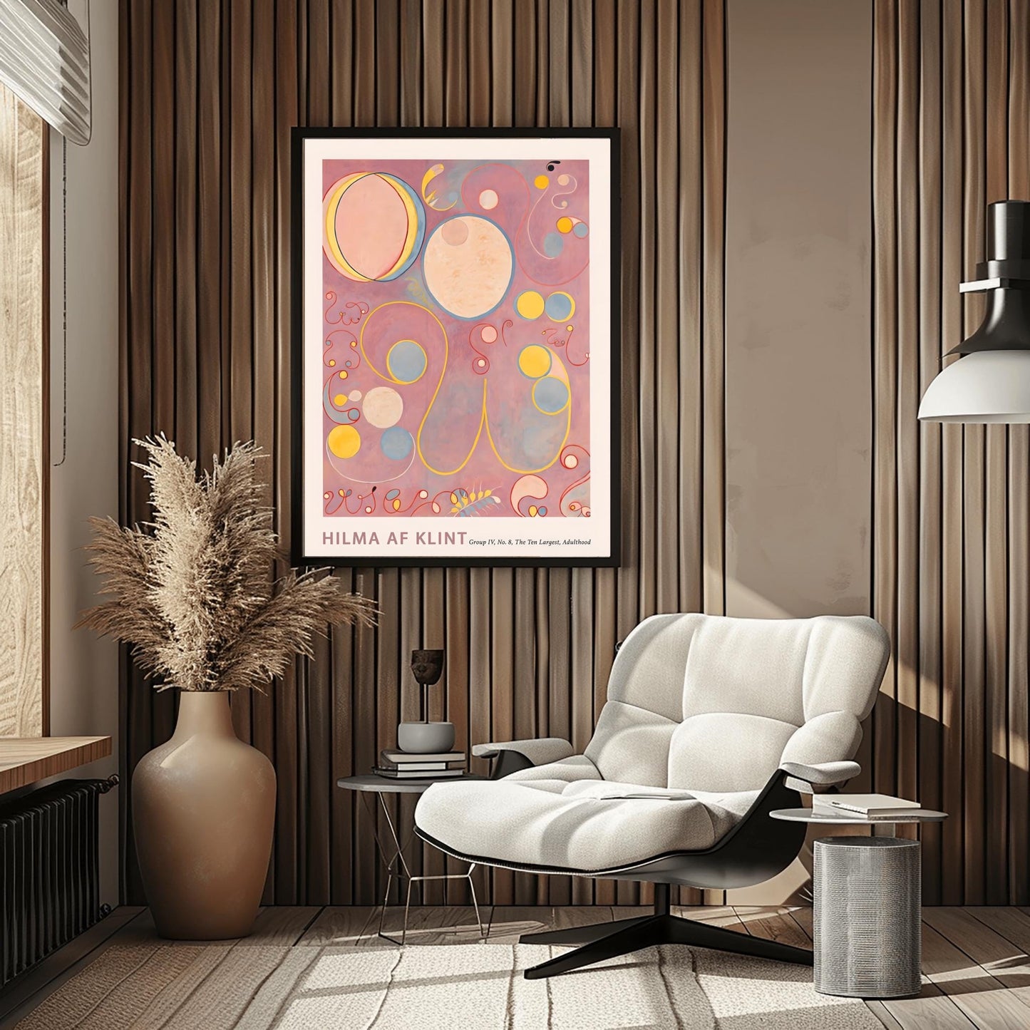 Hilma af Klint The Ten Largest No. 8, Abstract Flower Art Print, Spiritual Botanical Poster, Hilma af Klint Wall Art Modernist Gallery Decor