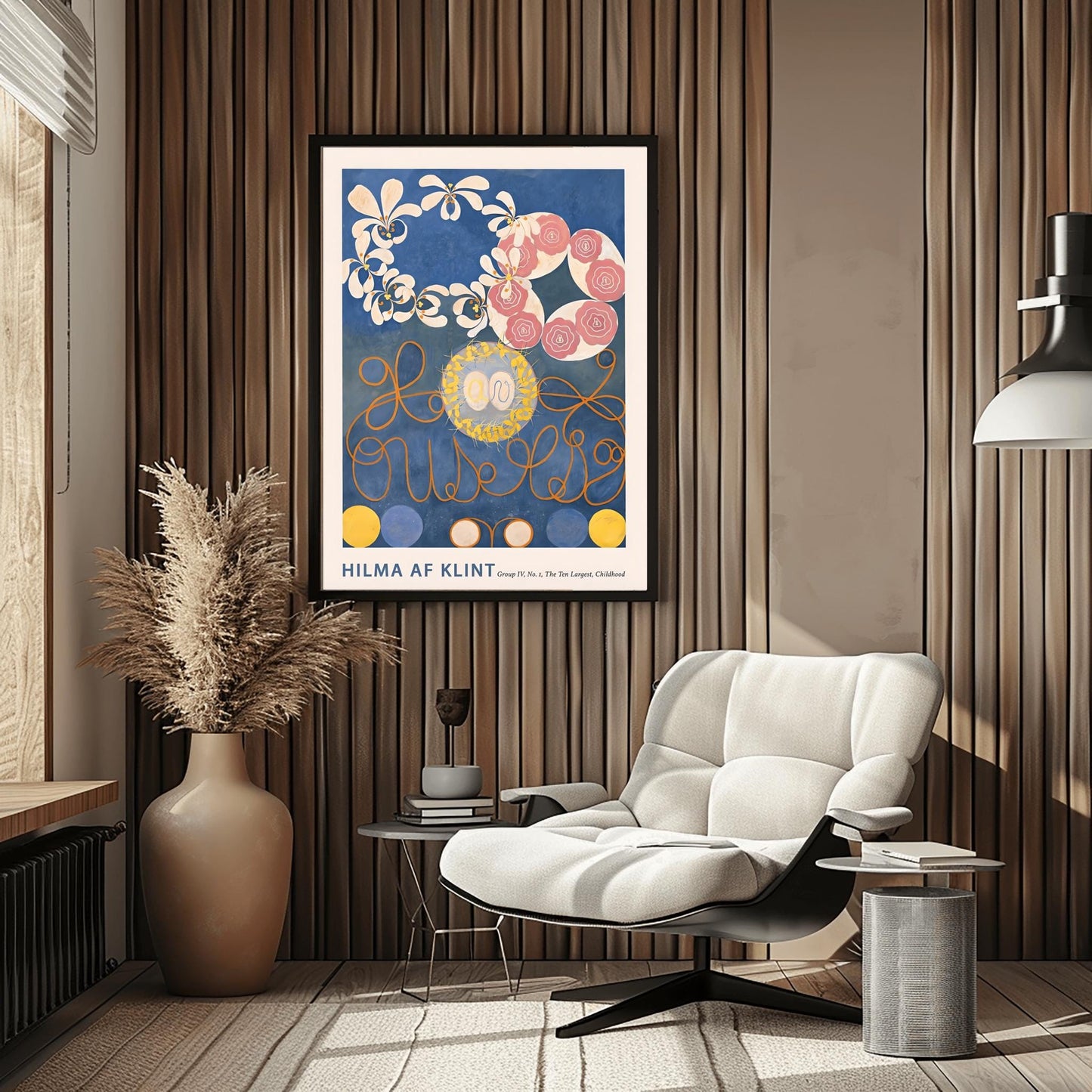 Hilma af Klint The Ten Largest No. 1, Abstract Flower Art Print, Spiritual Botanical Poster, Hilma af Klint Wall Art Modernist Gallery Decor