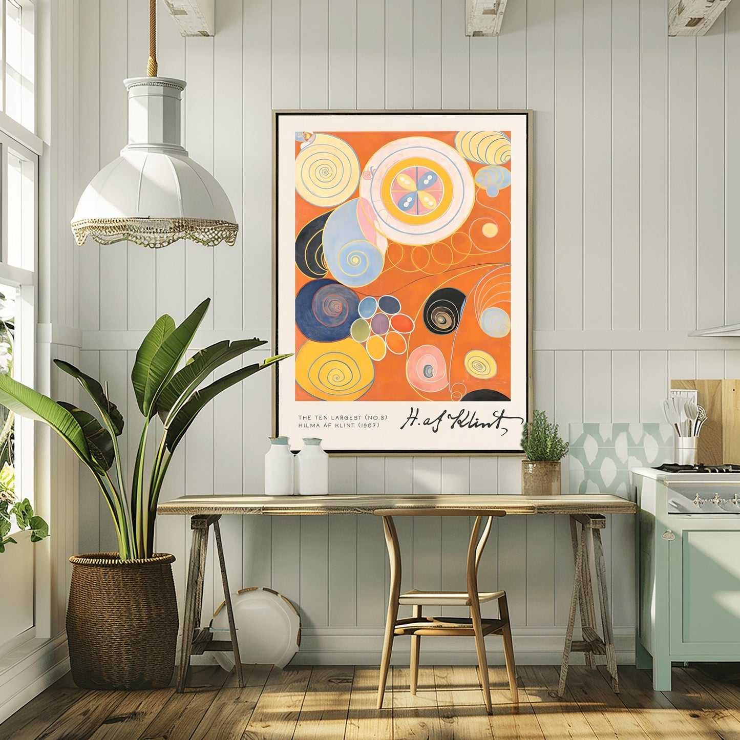 Hilma af Klint The Ten Largest No. 3, Abstract Flower Art Print, Spiritual Botanical Poster, Hilma af Klint Wall Art Modernist Gallery Decor