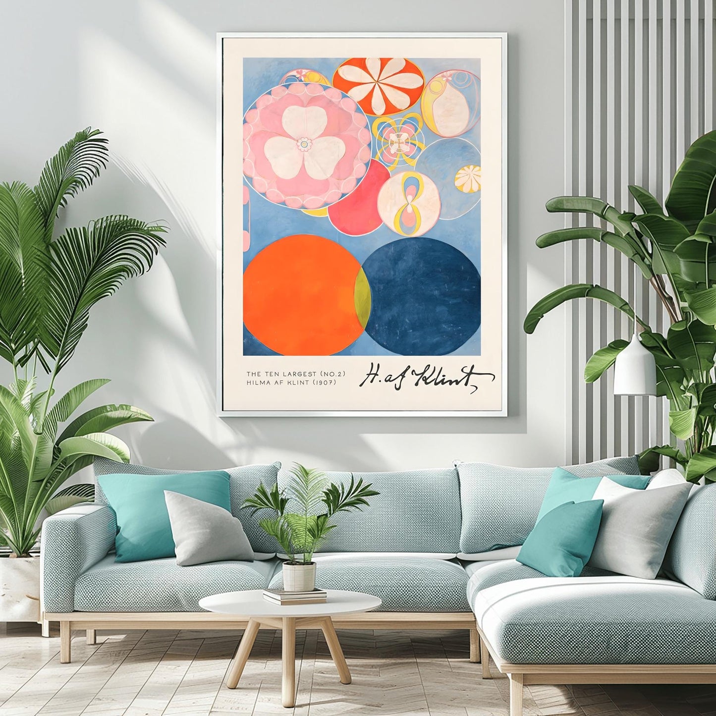 Hilma af Klint The Ten Largest No. 2, Abstract Flower Art Print, Spiritual Botanical Poster, Hilma af Klint Wall Art Modernist Gallery Decor