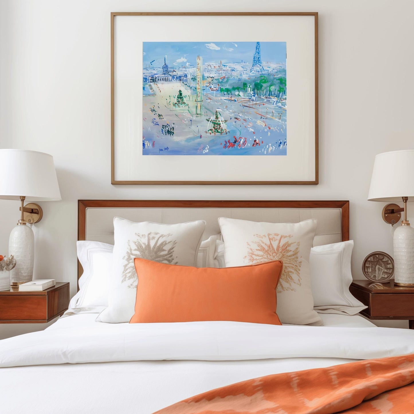Jean Dufy Paris Print, Impressionist Cityscape, Paris Wall Art, Eiffel Tower Poster, French Art, Modern Painting