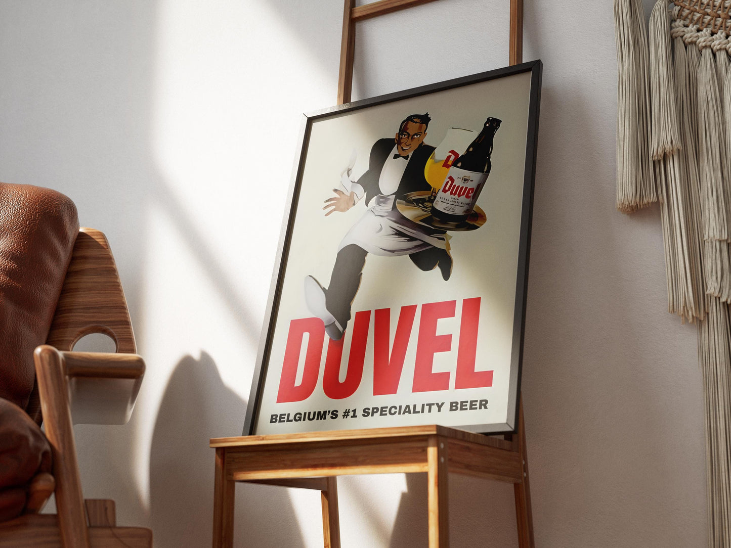 Duvel Beer Art Print ‚Äì Cinematic Waiter Poster (view 4)