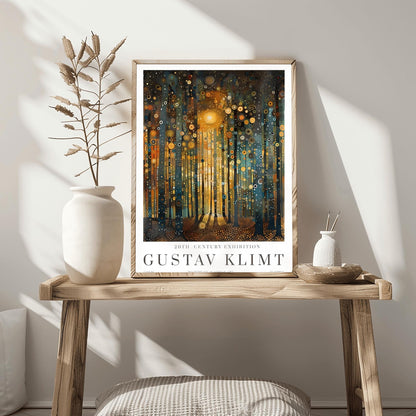 Gustav Klimt Print Flower Garden Poster - Klimt Museum & Exhibition Art, Flower Market Painting Wall Decor