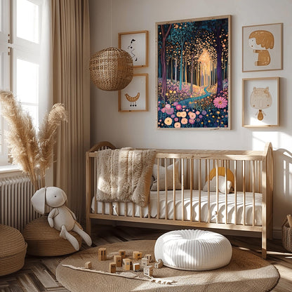 A captivating Gustav Klimt print, this Klimt museum poster features stunning gold Art Nouveau wall art, perfect as unframed aesthetic exhibition decor or a classic gift for any art lover.