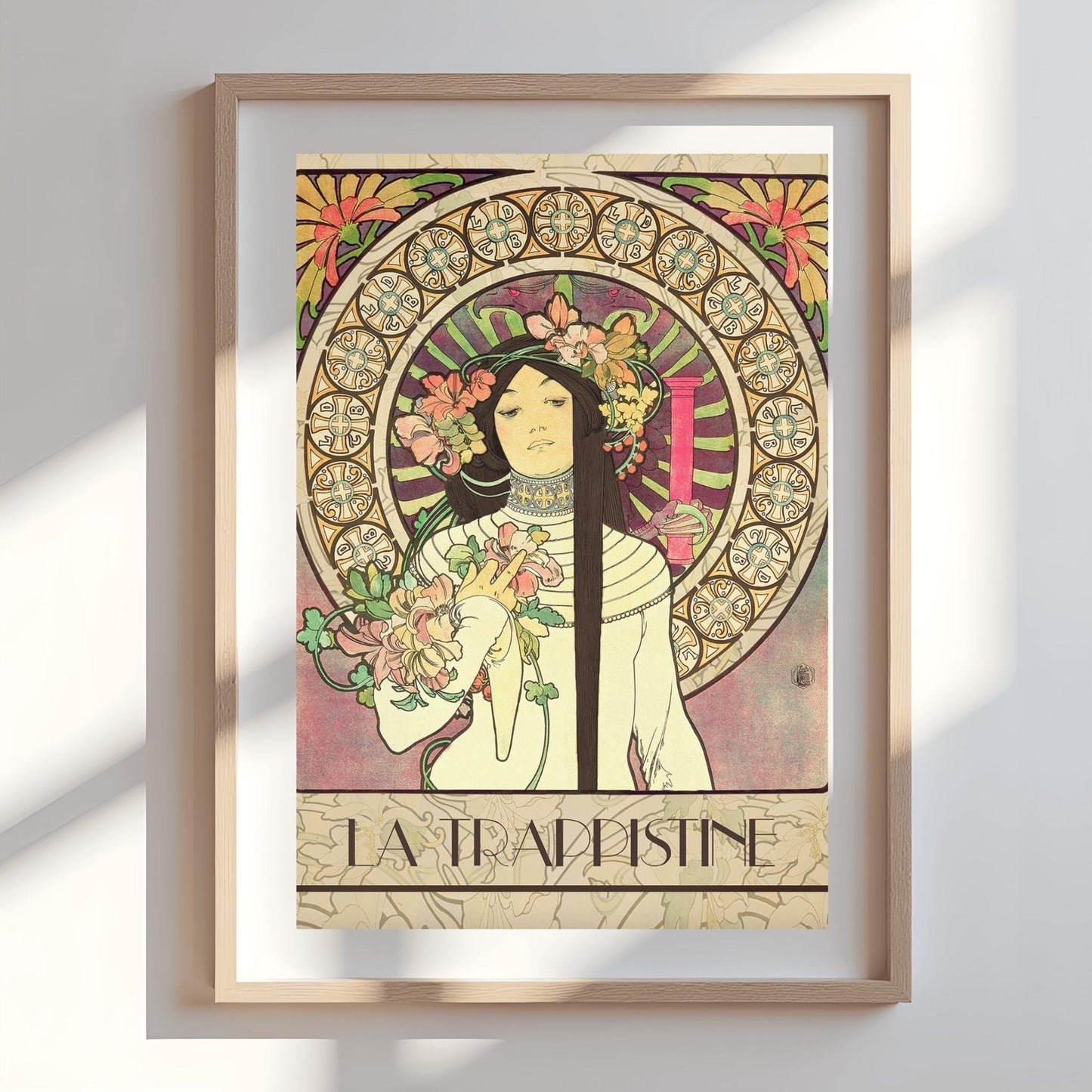 Alfons Mucha 'La Trappistine' Poster: Art Nouveau French Advertising Print